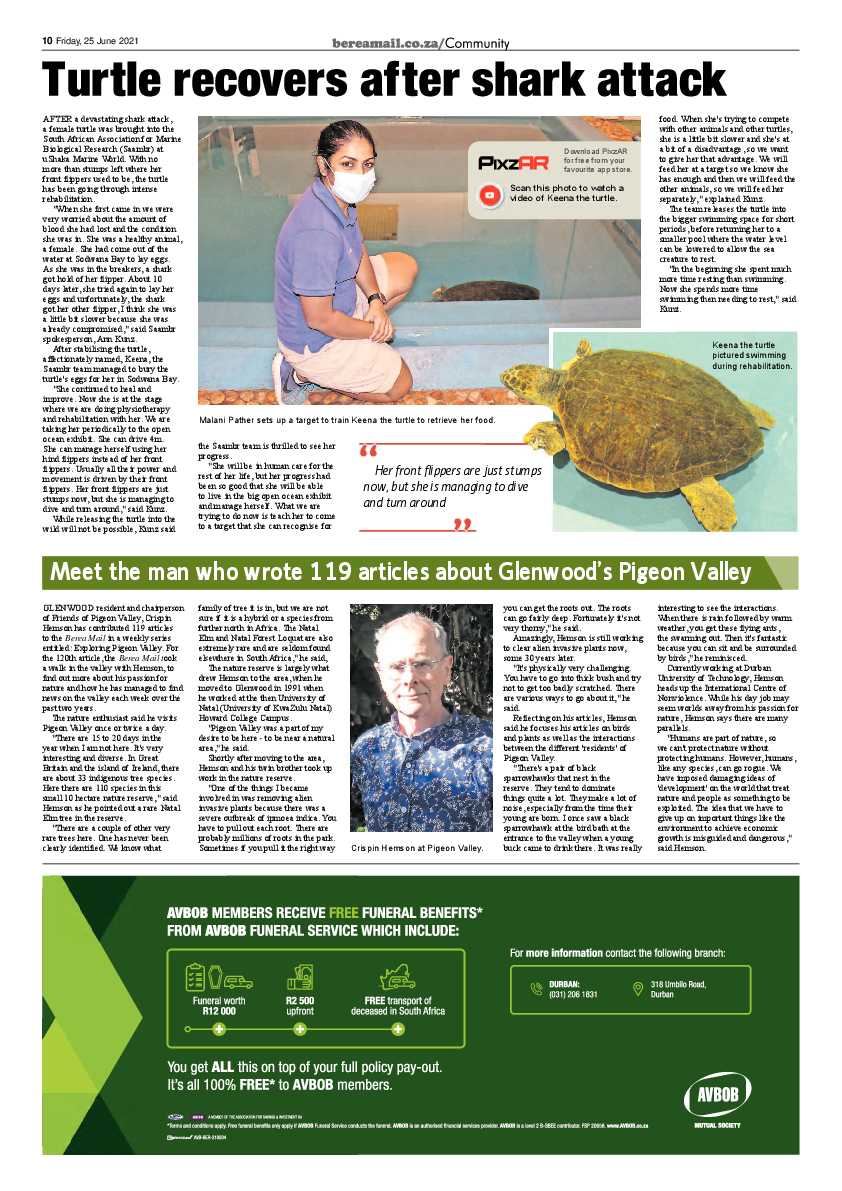 Berea Mail 25 June 2021 page 10