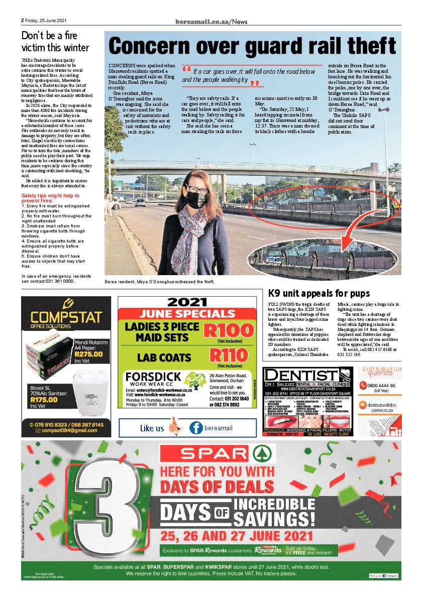 Berea Mail 25 June 2021 page 2