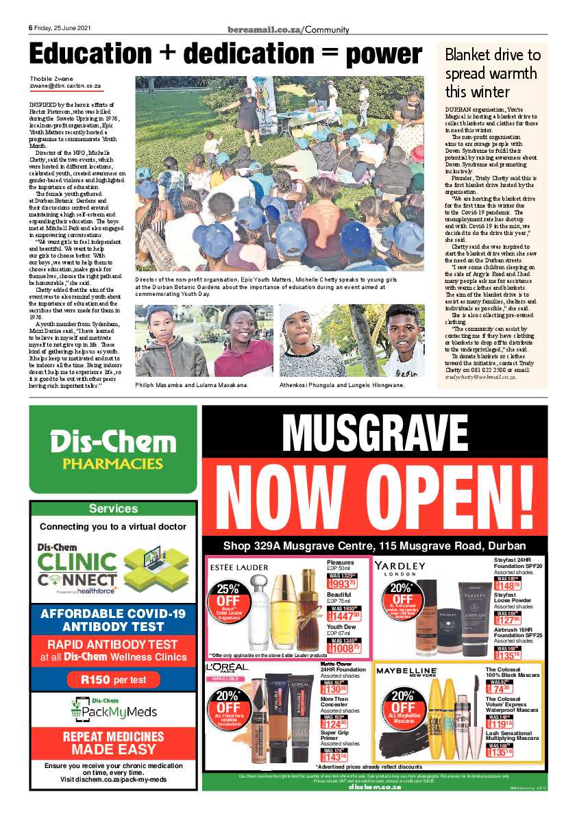 Berea Mail 25 June 2021 page 6
