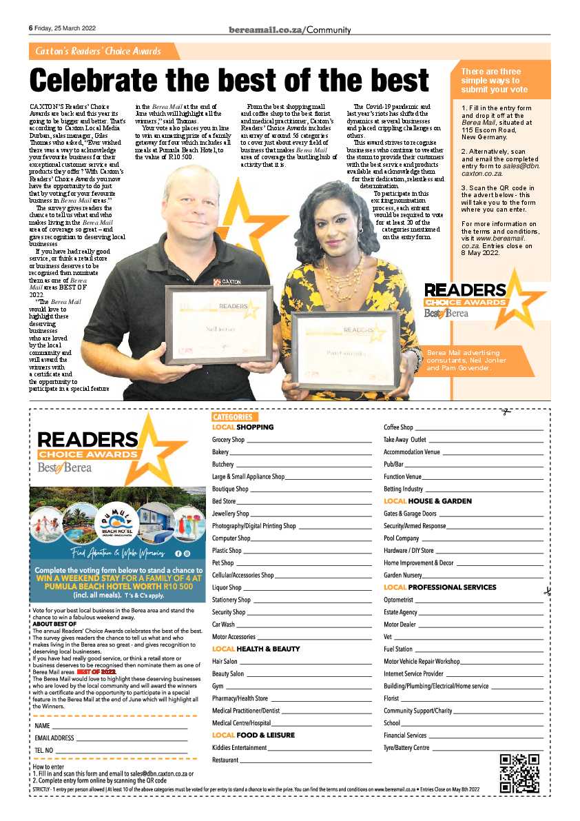 Berea Mail 25 March 2022 page 6