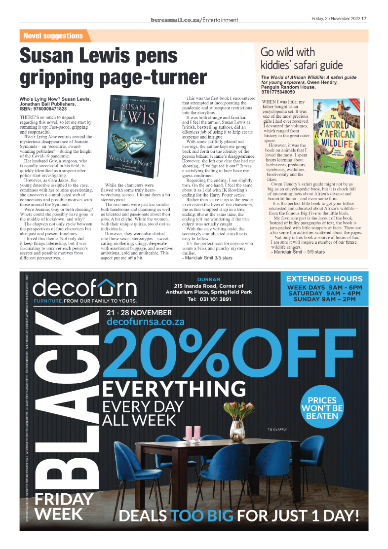 Berea Mail 25 November 2022 page 17