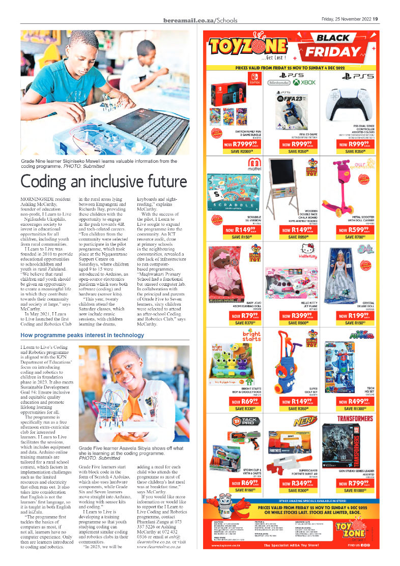 Berea Mail 25 November 2022 page 19