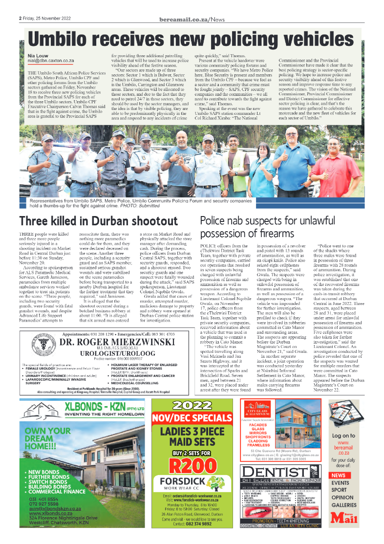 Berea Mail 25 November 2022 page 2