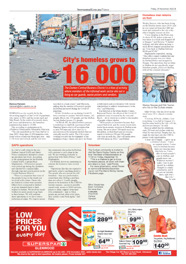 Berea Mail 25 November 2022 page 3