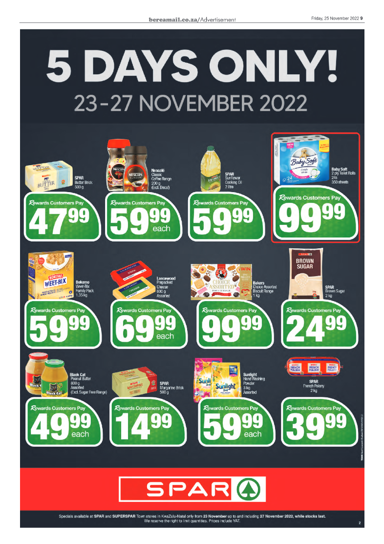 Berea Mail 25 November 2022 page 9