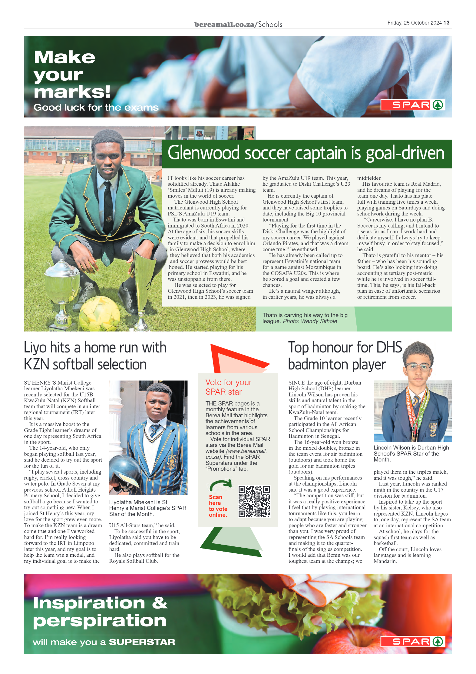 Berea Mail 25 October 2024 page 13