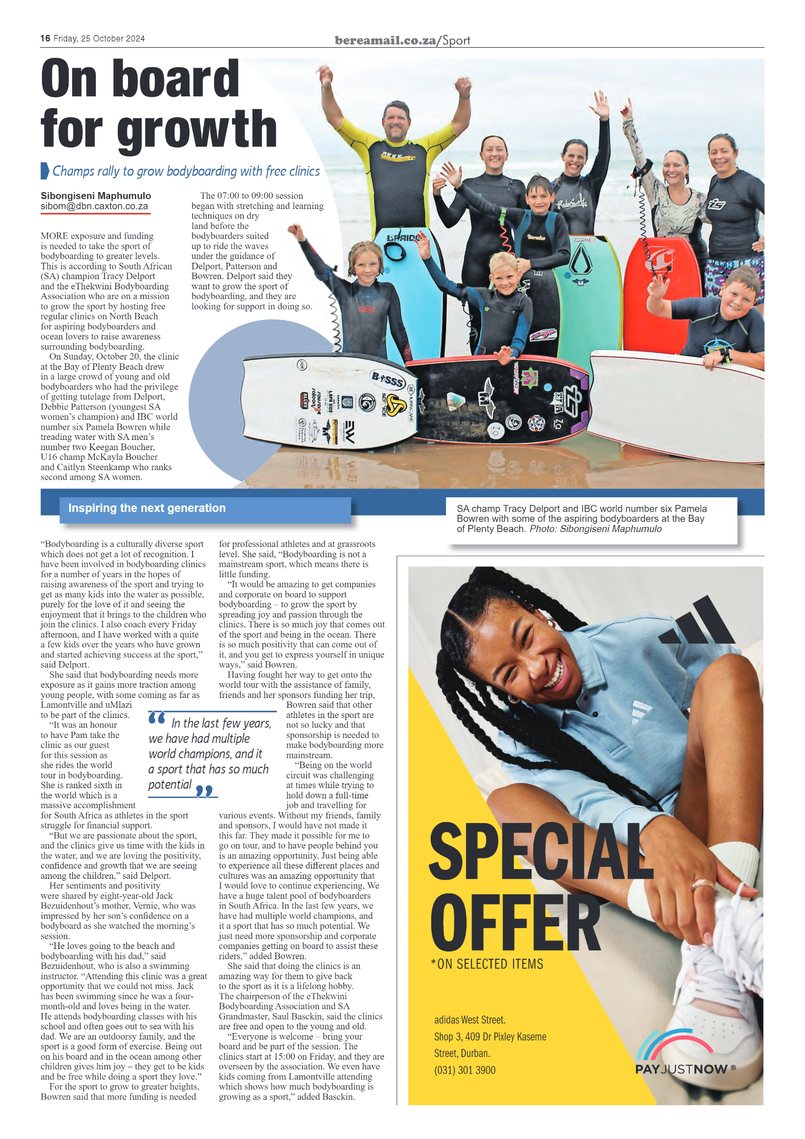 Berea Mail 25 October 2024 page 16