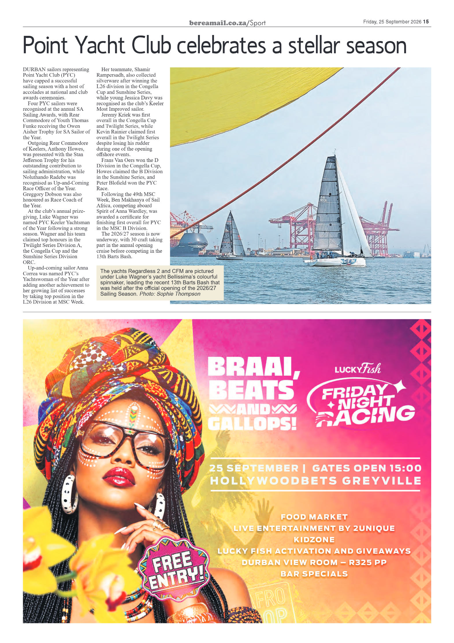 Berea Mail 25 September 2026 page 15
