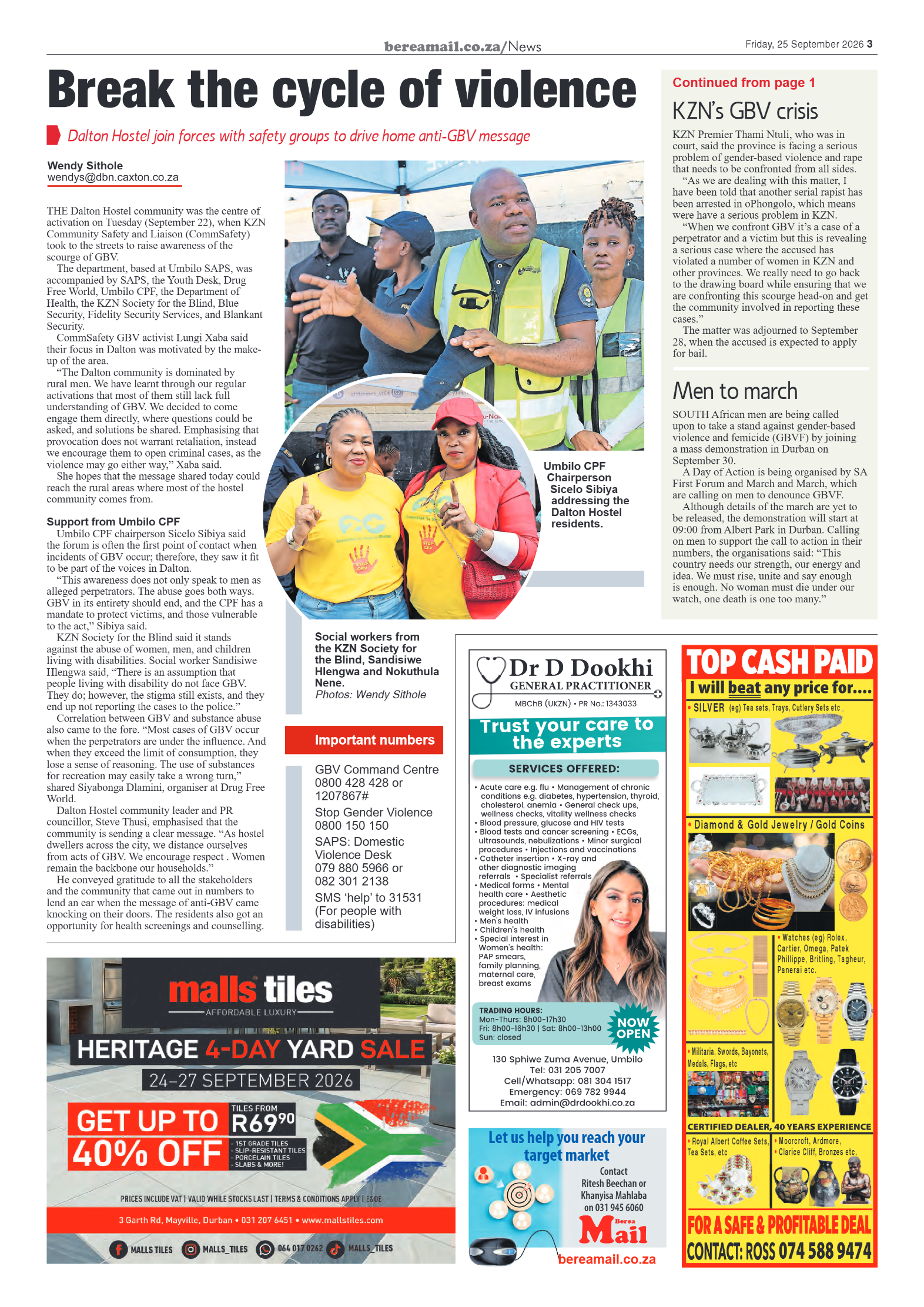 Berea Mail 25 September 2026 page 3