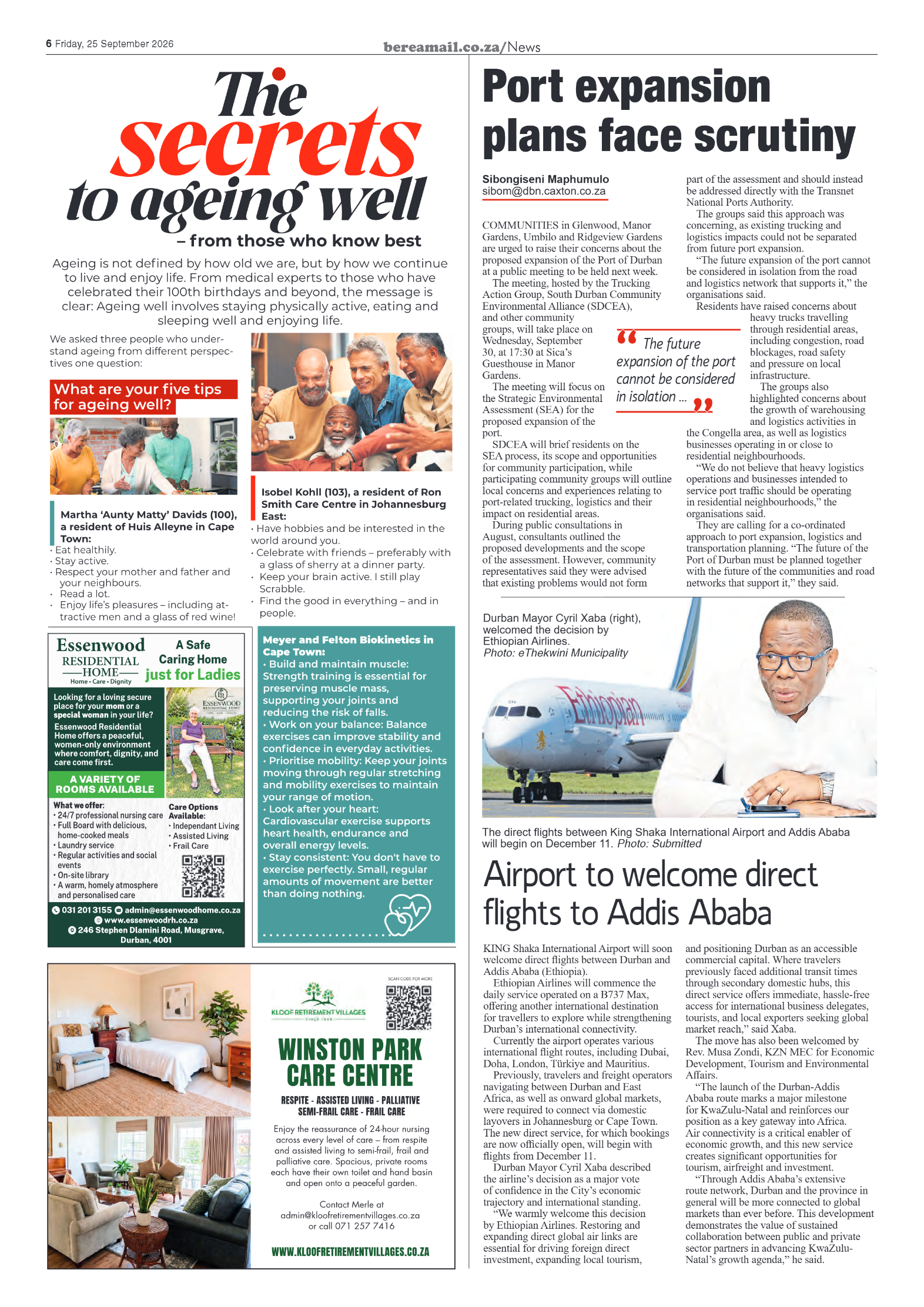 Berea Mail 25 September 2026 page 6