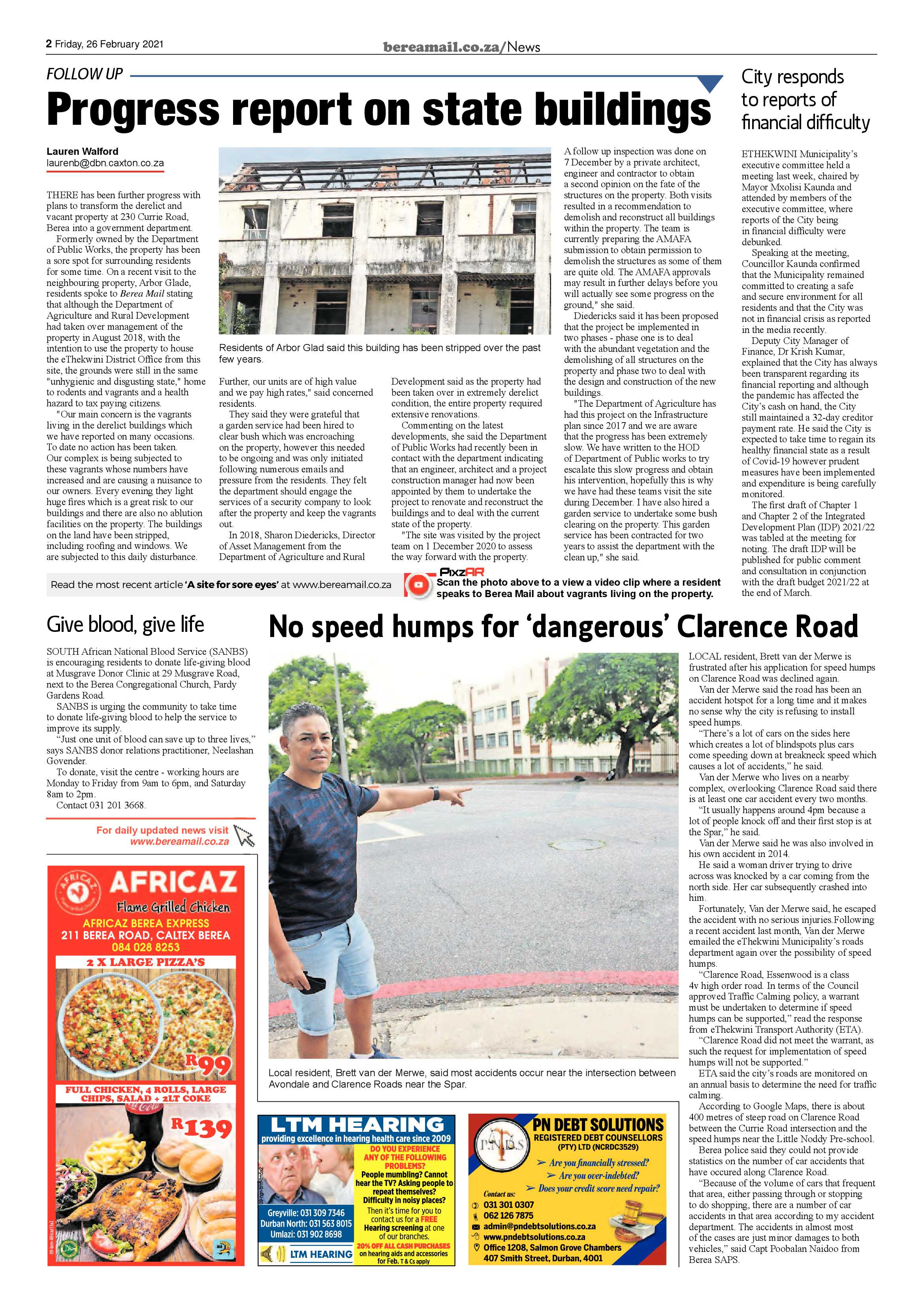 Berea Mail 26 February 2021 page 2