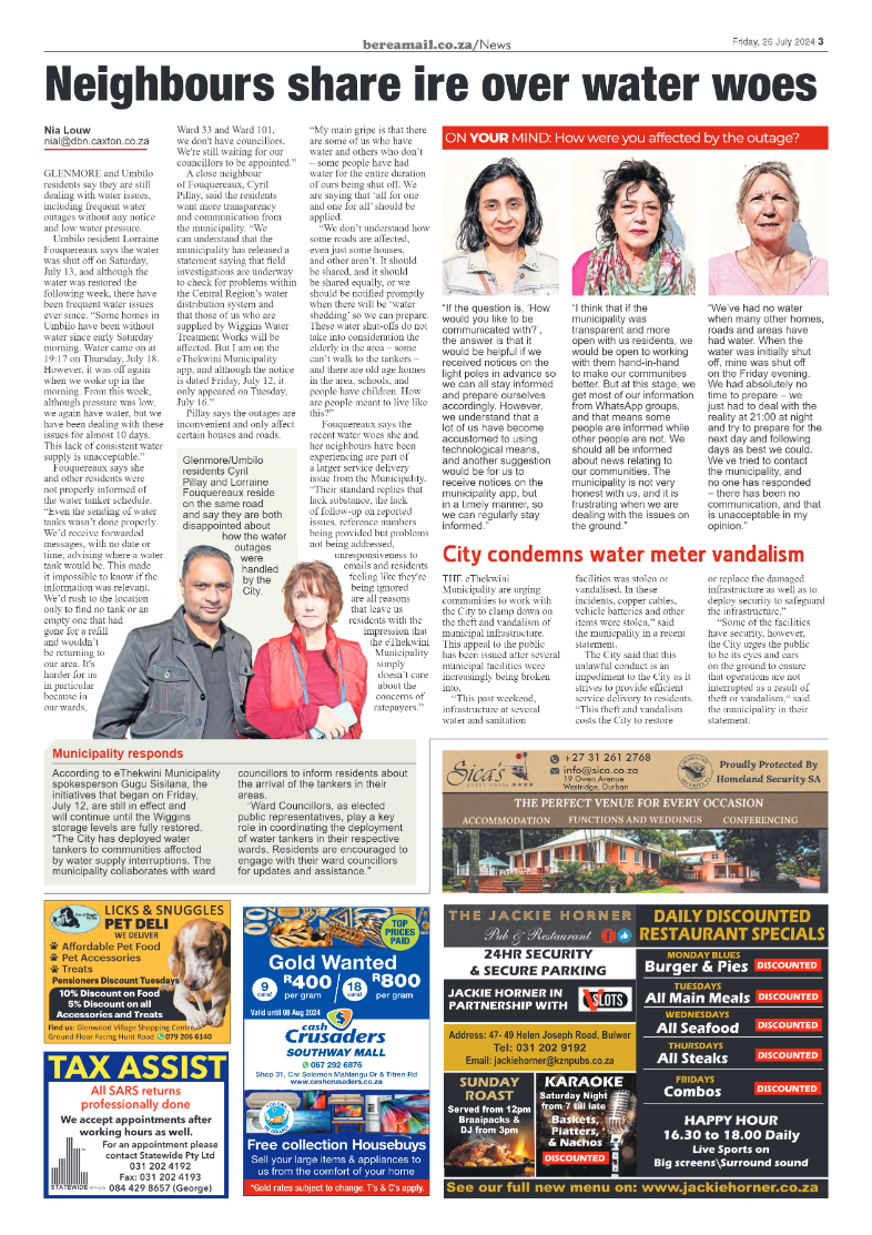 Berea Mail 26 July 2024 page 3