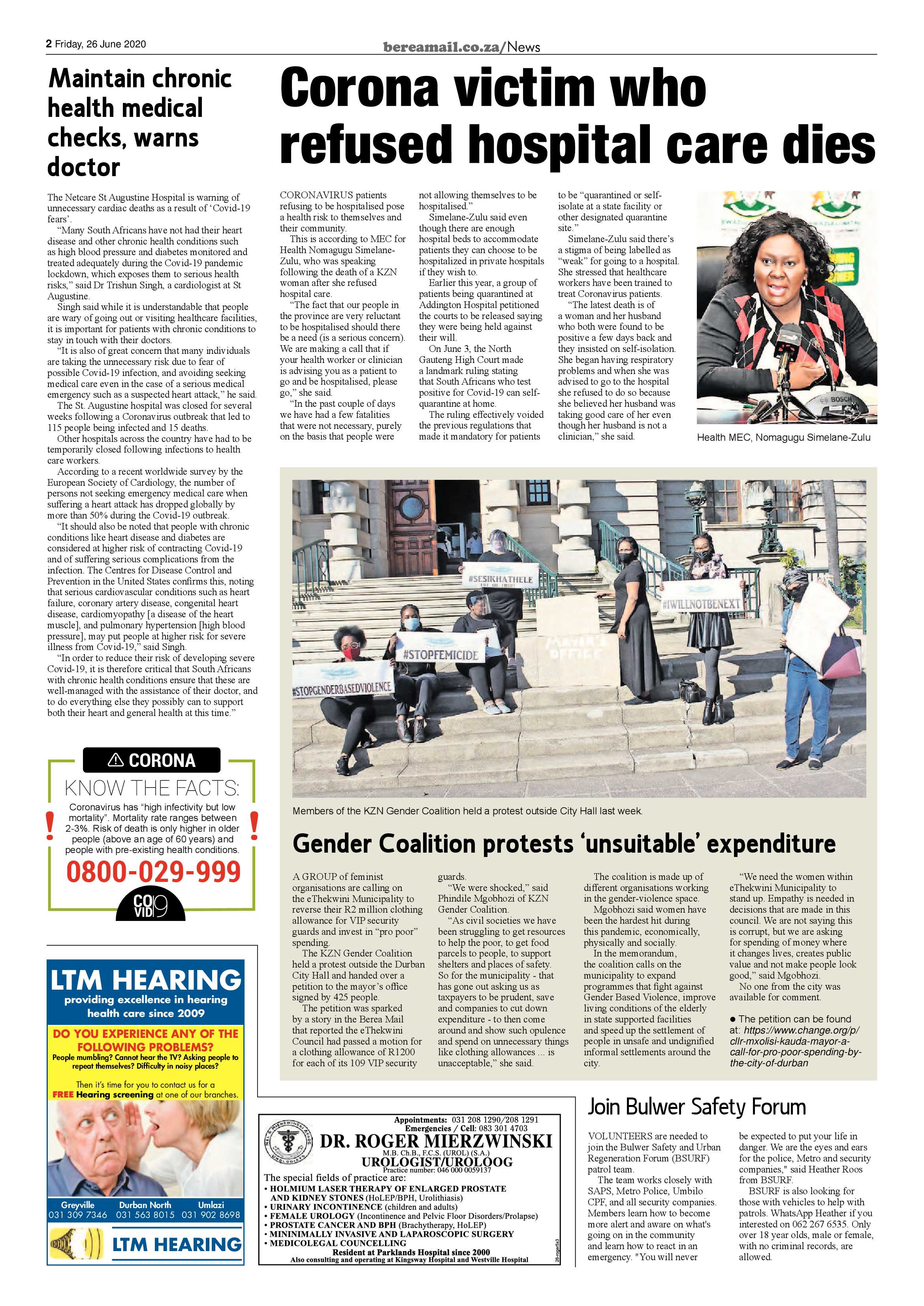 Berea Mail 26 June 2020 page 2