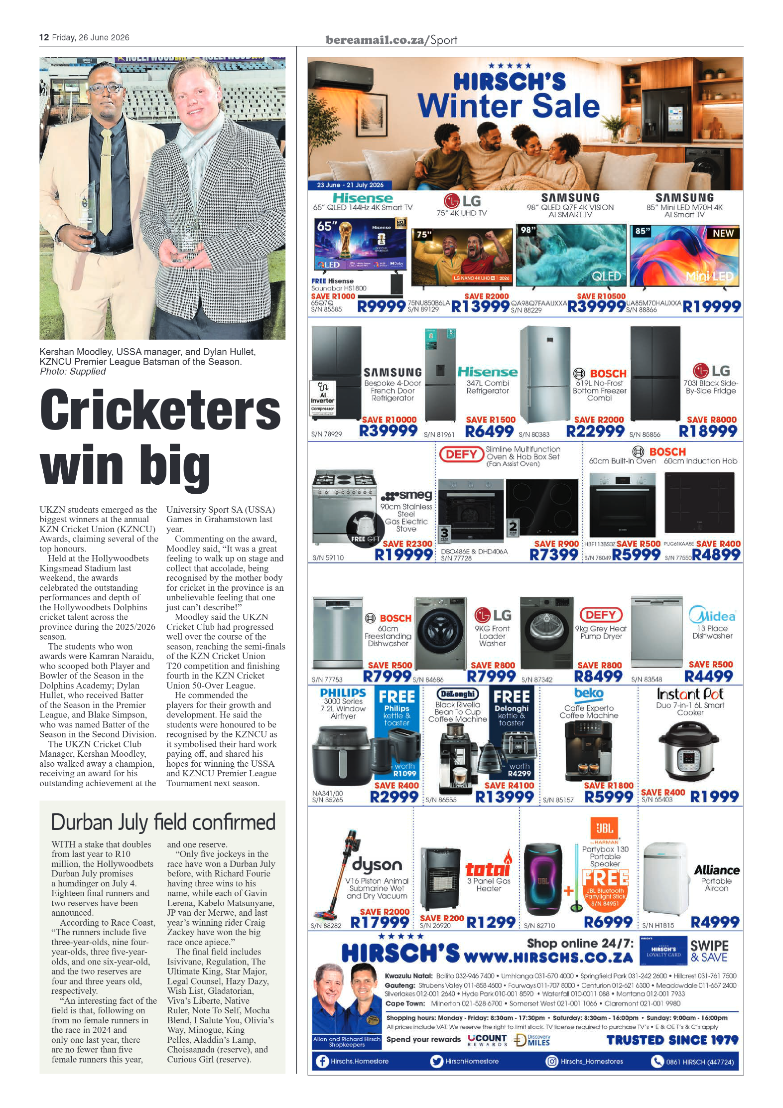 Berea Mail 26 June 2026 page 12