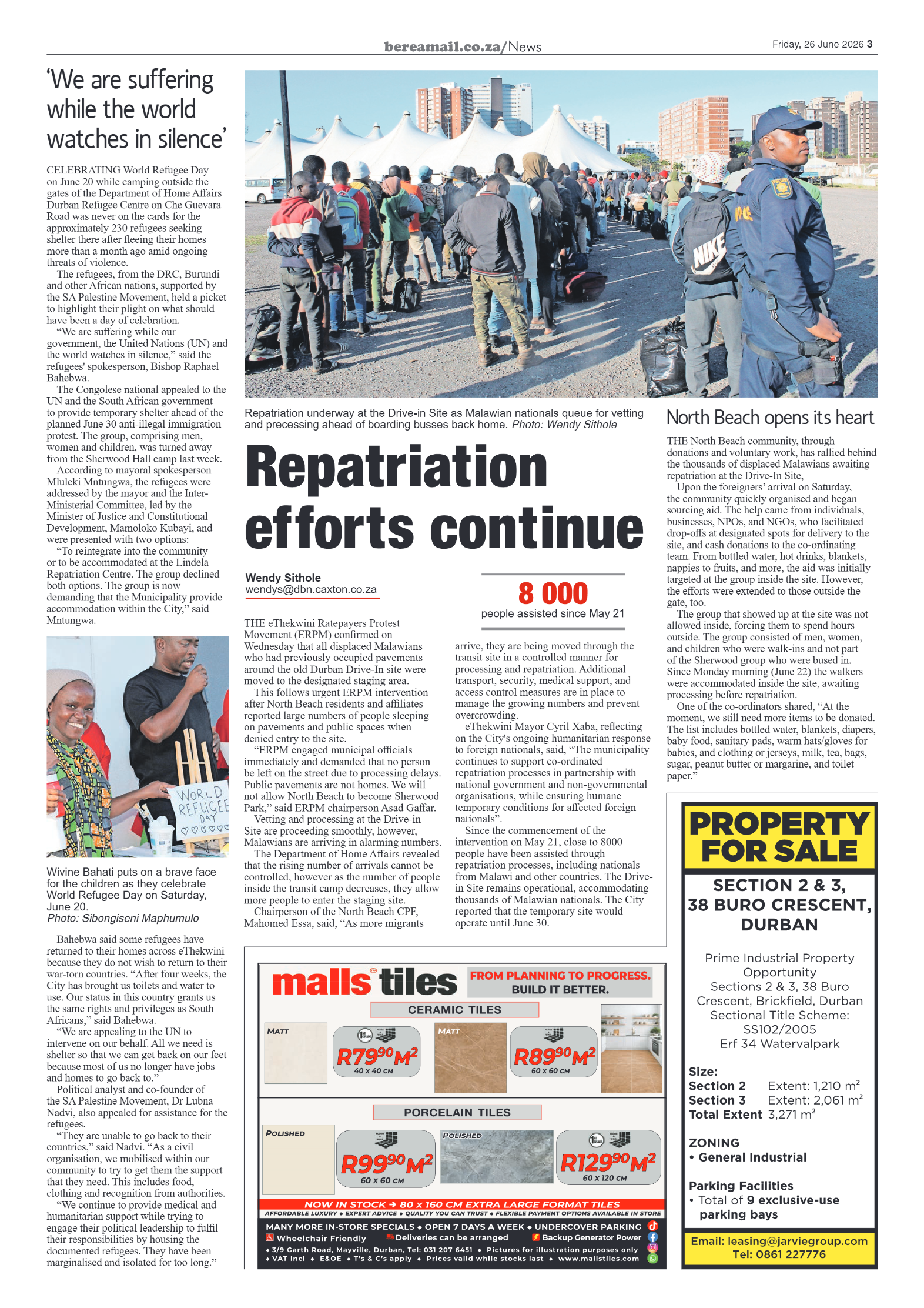 Berea Mail 26 June 2026 page 3