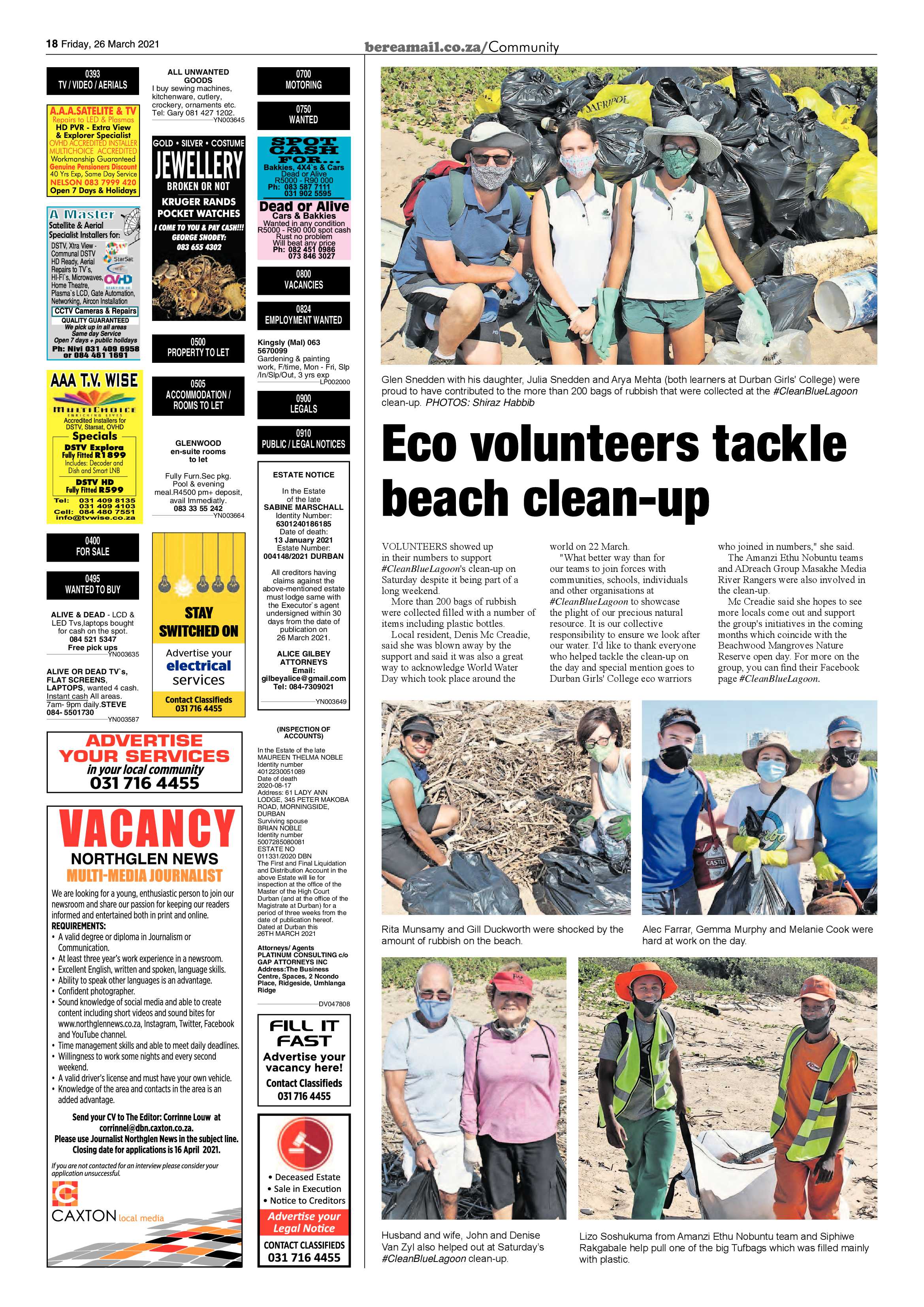 Berea Mail 26 March 2021 page 18
