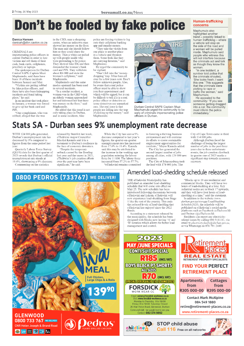 Berea Mail 26 May 2023 page 2