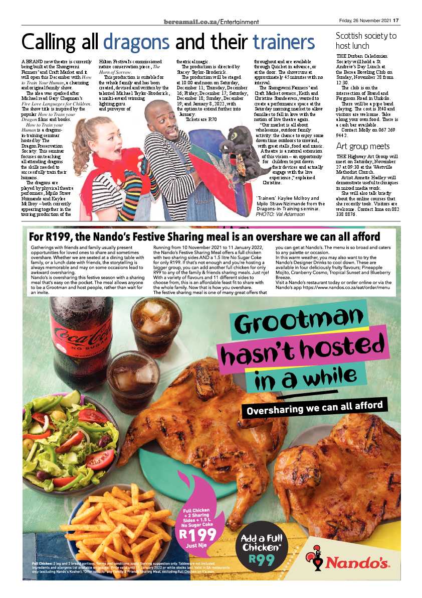 Berea Mail 26 November 2021 page 17