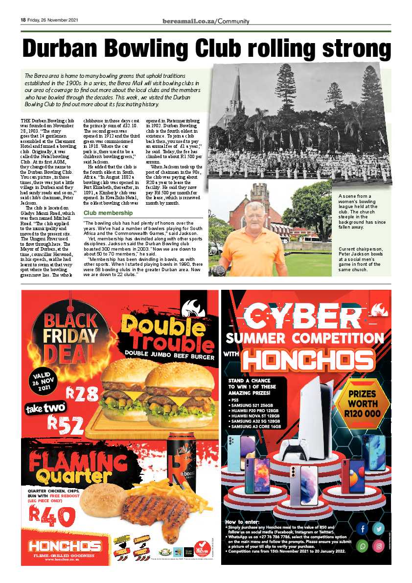 Berea Mail 26 November 2021 page 18