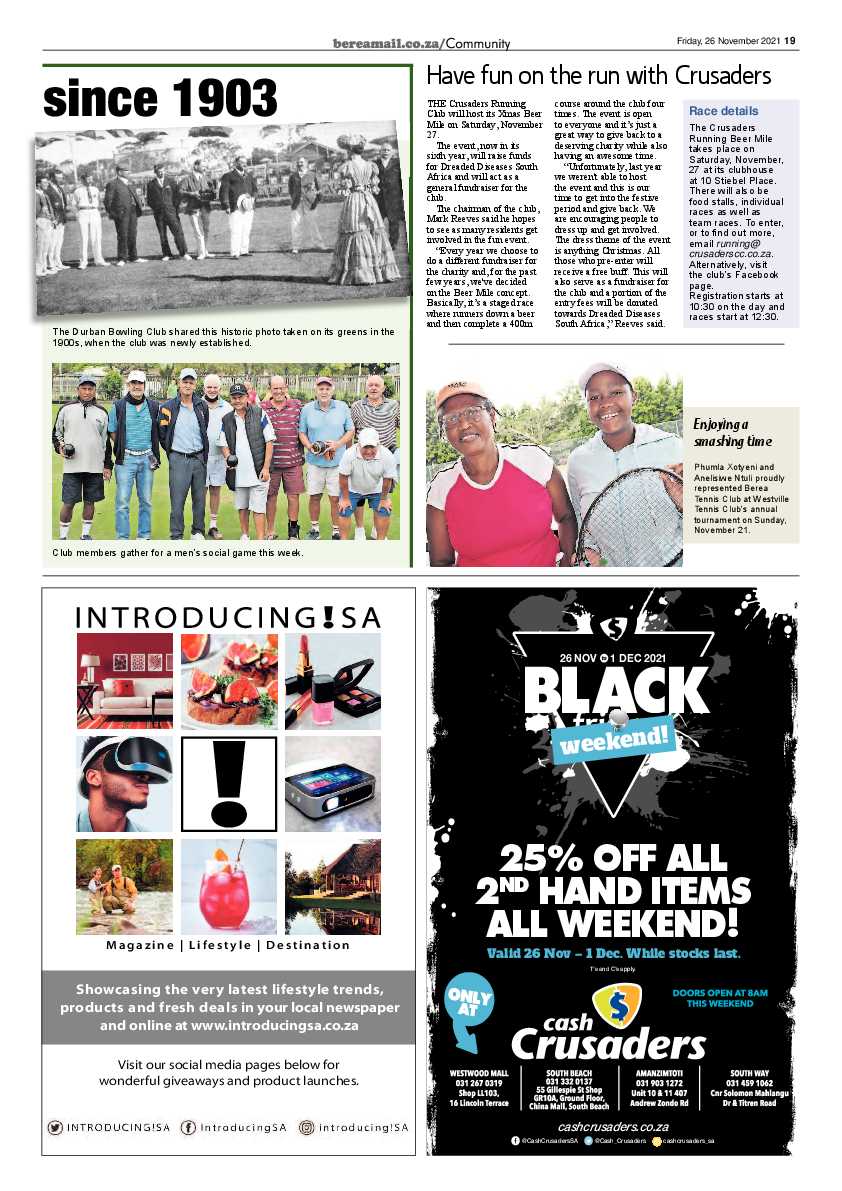 Berea Mail 26 November 2021 page 19