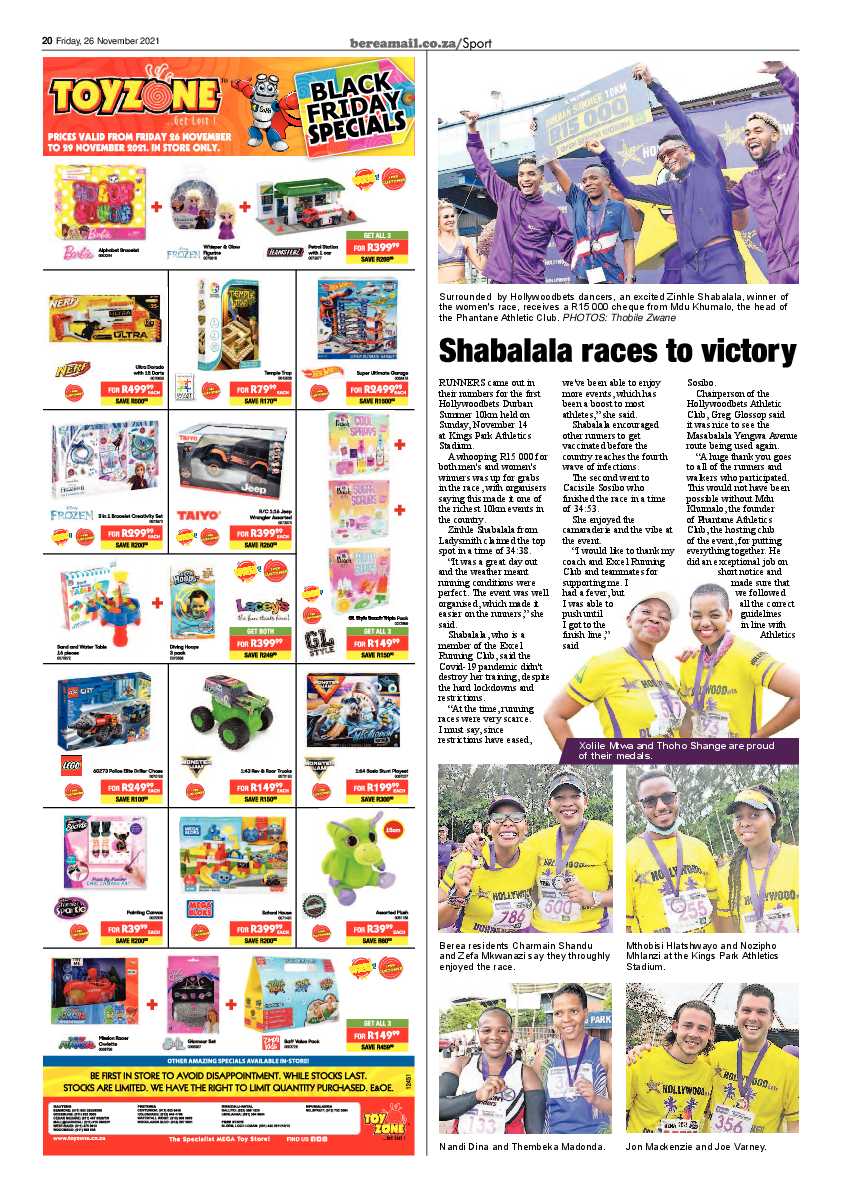 Berea Mail 26 November 2021 page 20