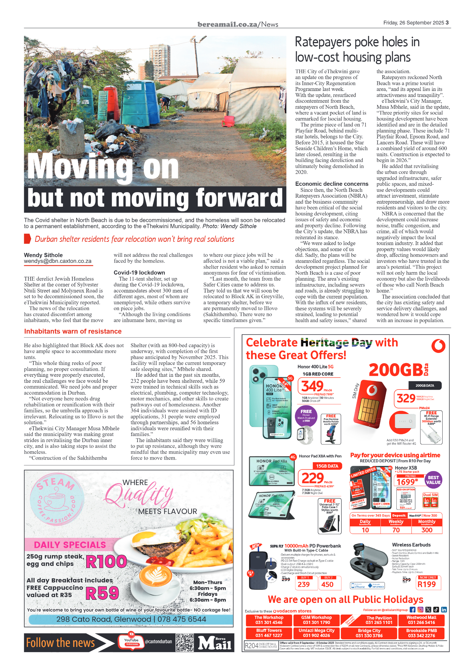 Berea Mail 26 September 2025 page 3
