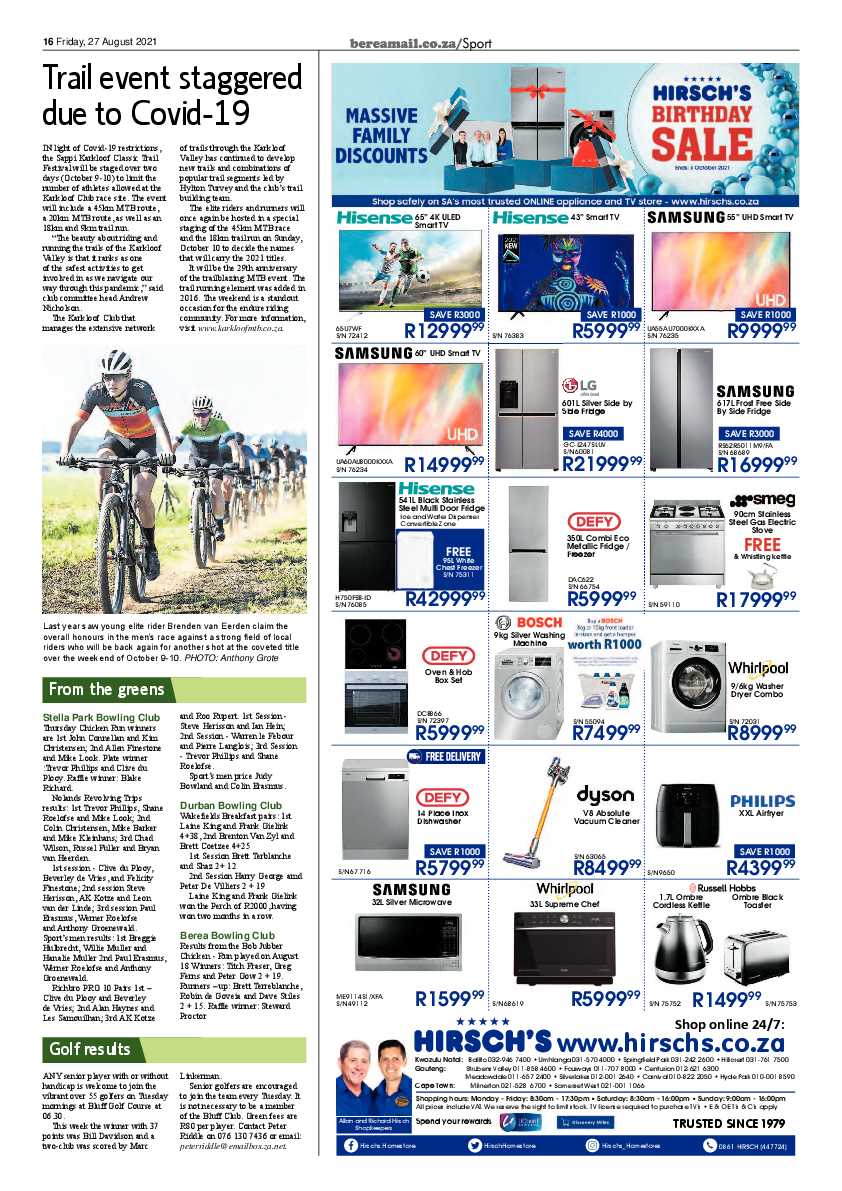 Berea Mail 27 August 2021 page 16