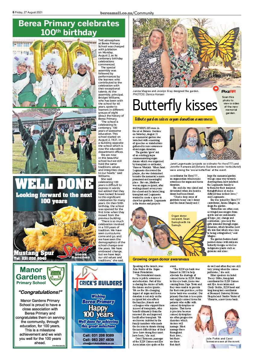 Berea Mail 27 August 2021 page 6