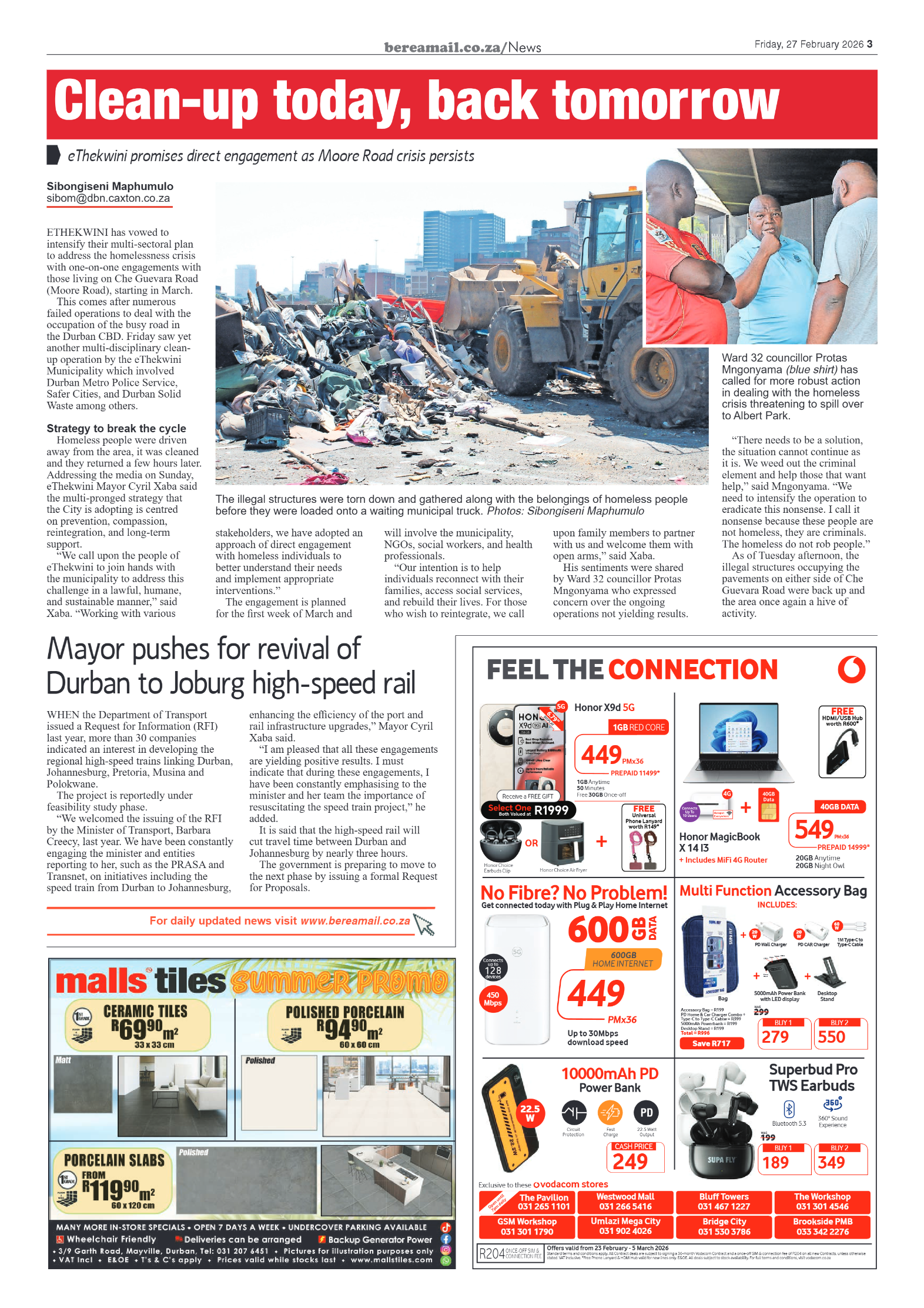 Berea Mail 27 February 2026 page 3