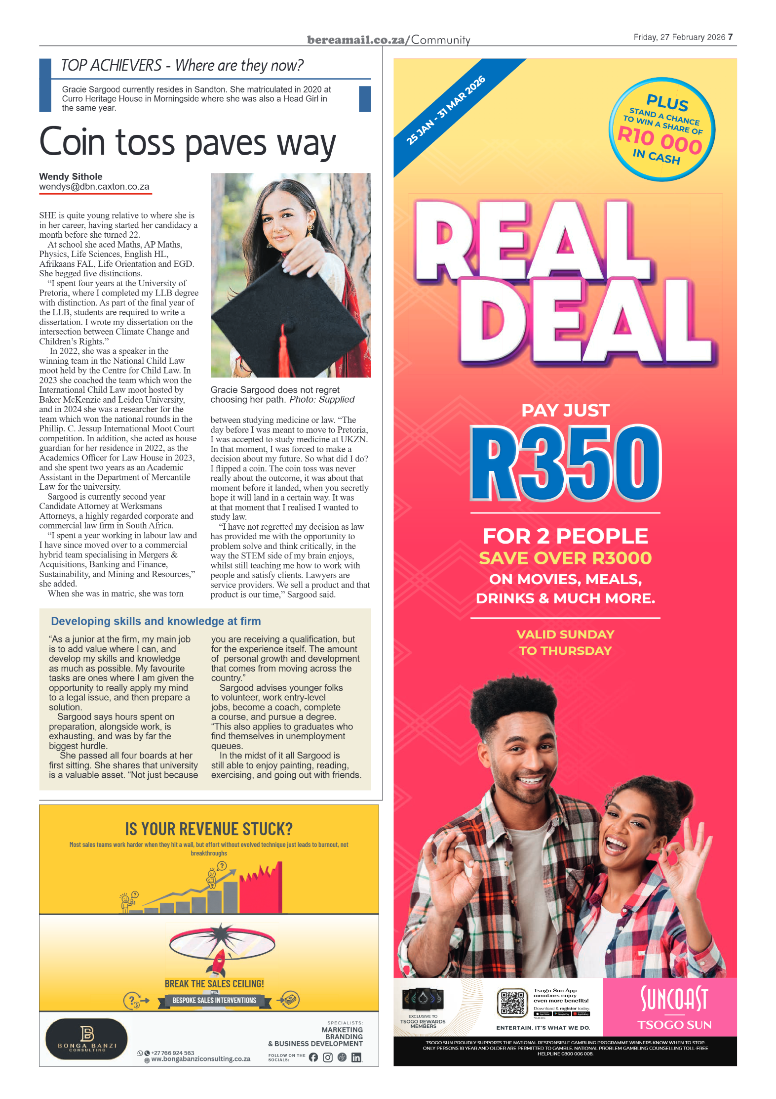 Berea Mail 27 February 2026 page 7