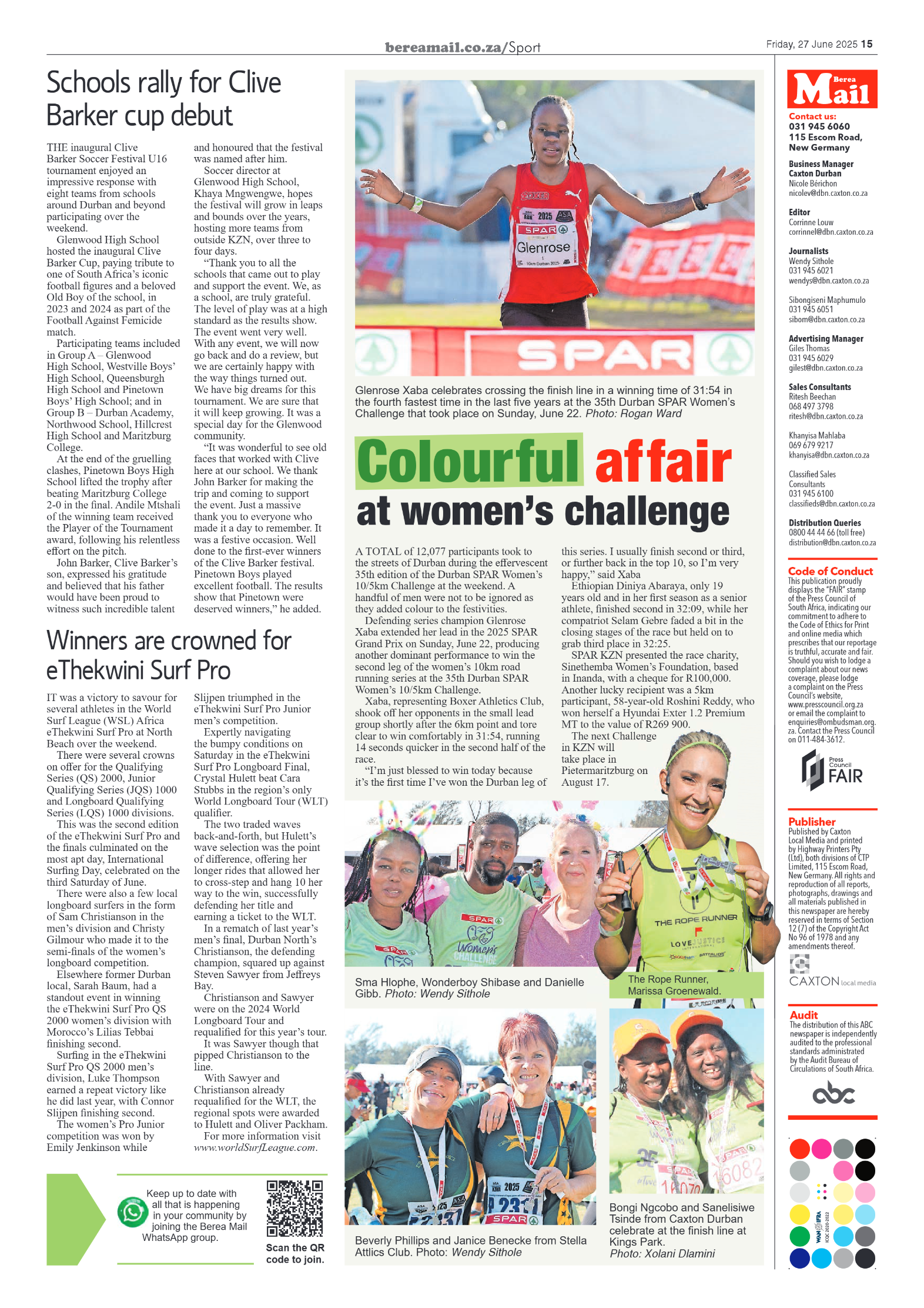 Berea Mail 27 June 2025 page 15