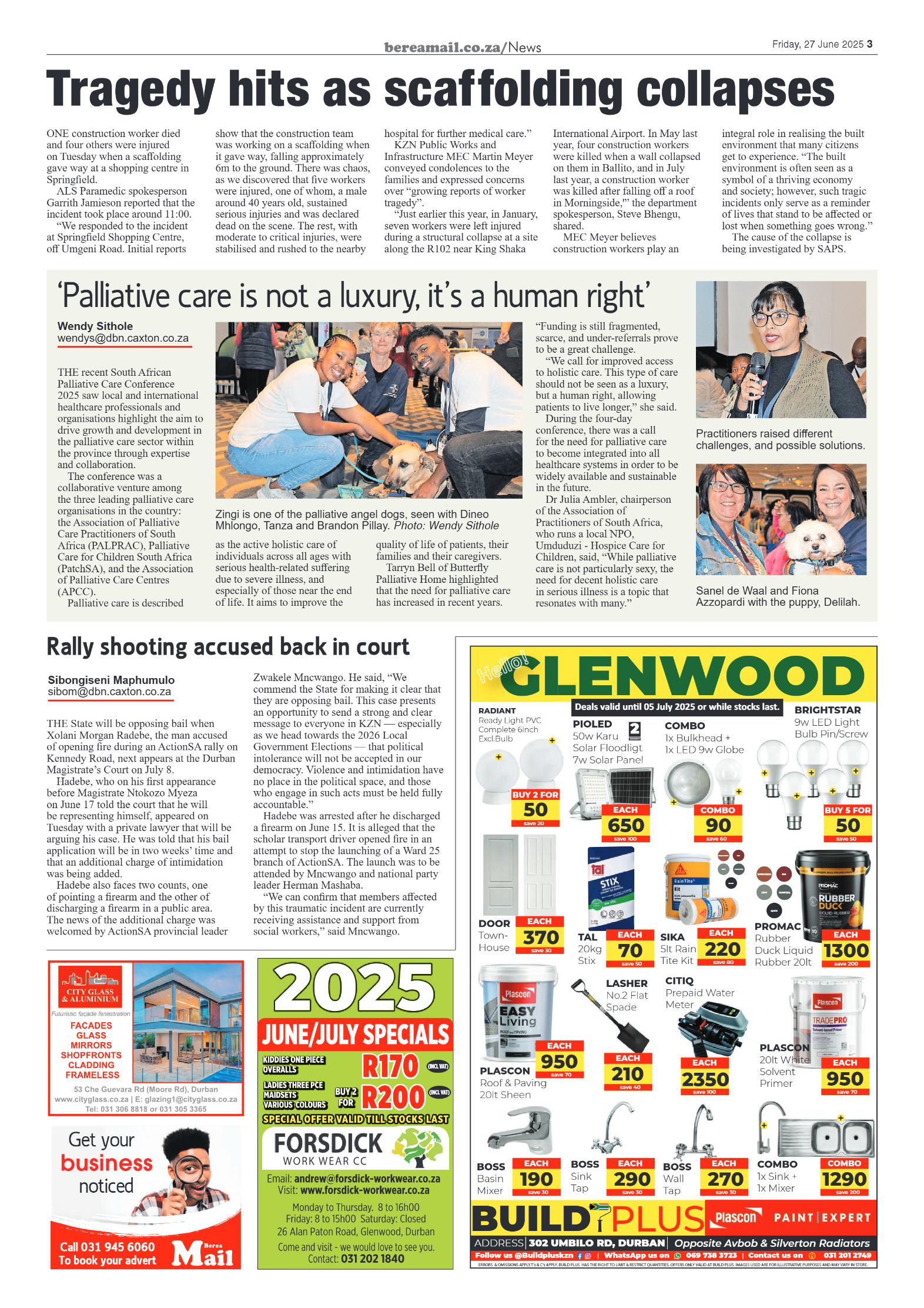 Berea Mail 27 June 2025 page 3