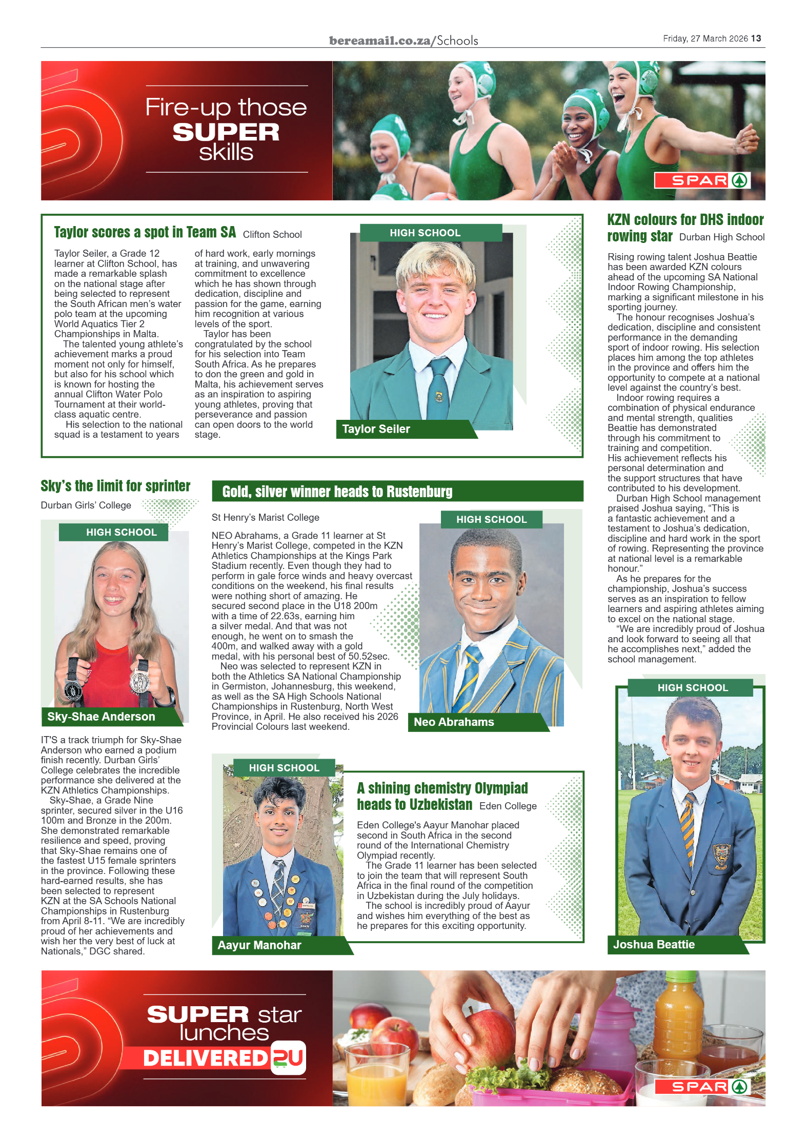 Berea Mail 27 March 2026 page 13