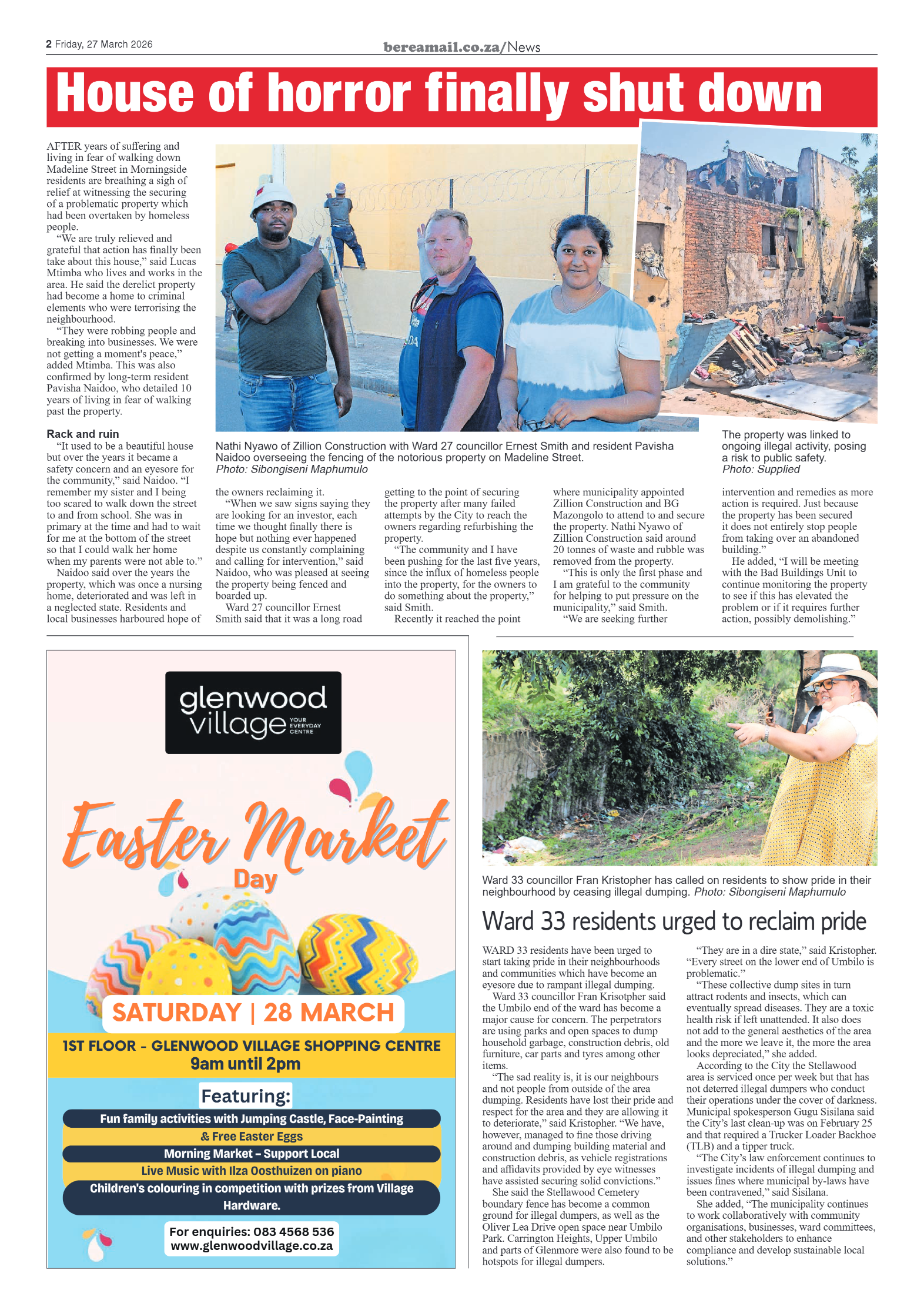 Berea Mail 27 March 2026 page 2