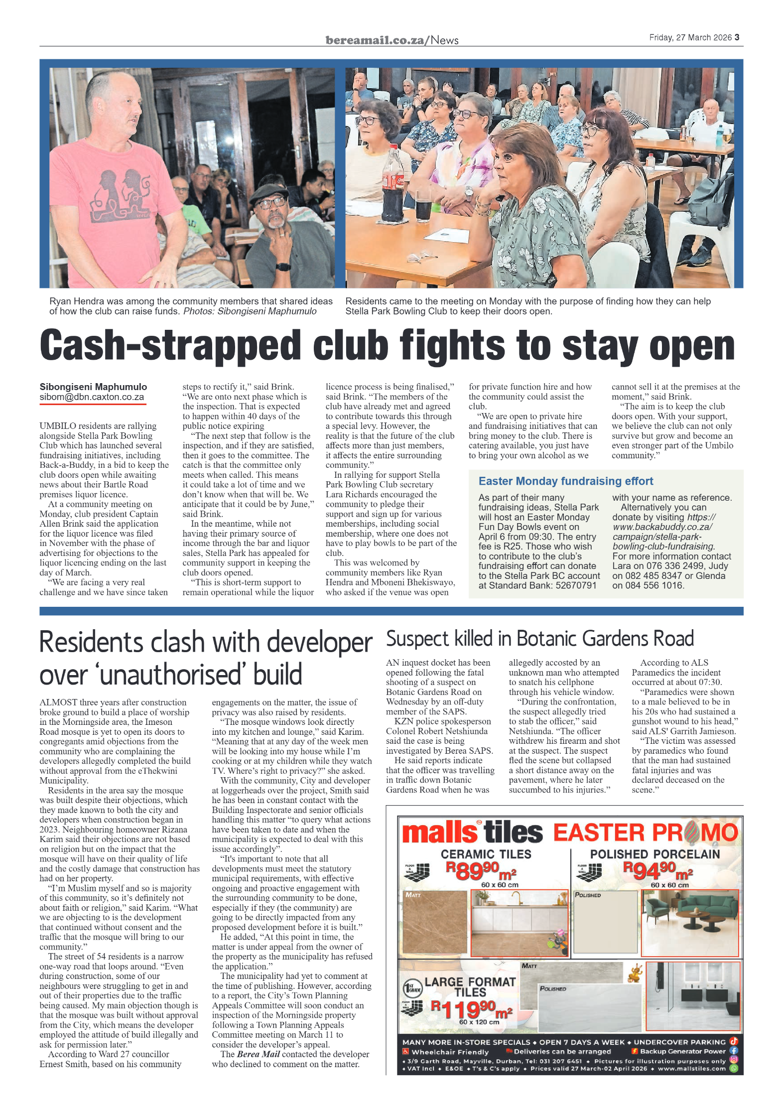 Berea Mail 27 March 2026 page 3