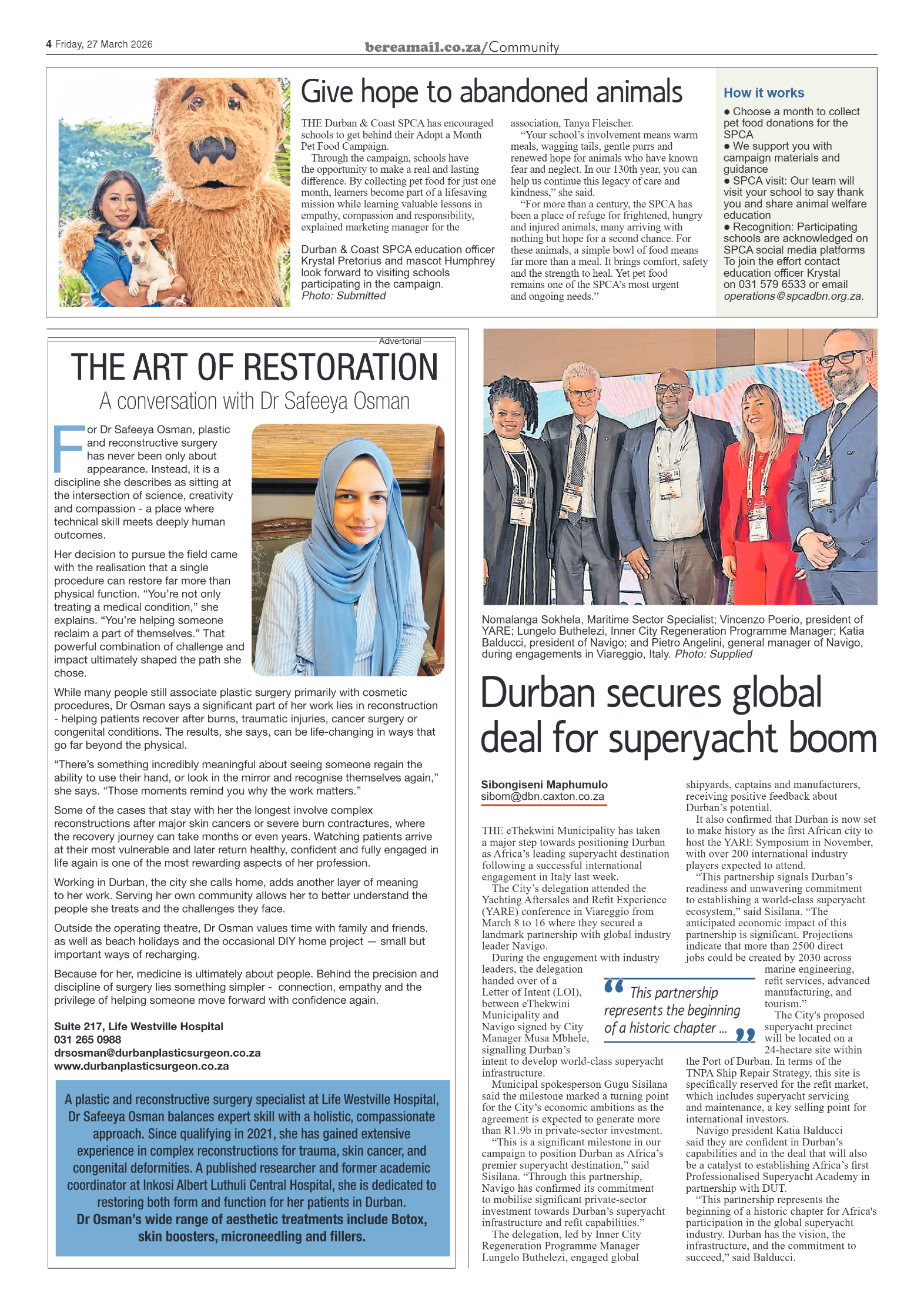 Berea Mail 27 March 2026 page 4