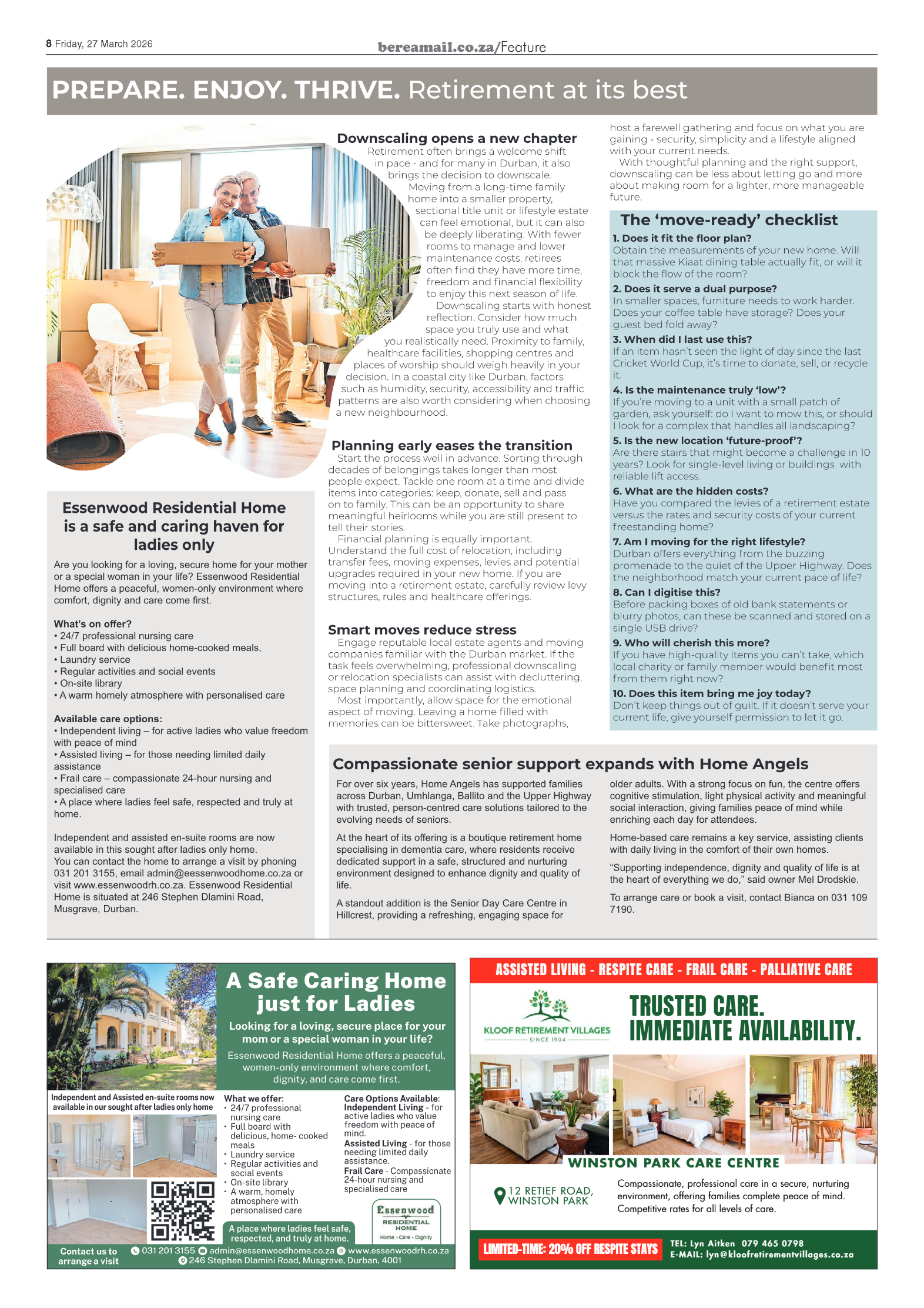 Berea Mail 27 March 2026 page 8