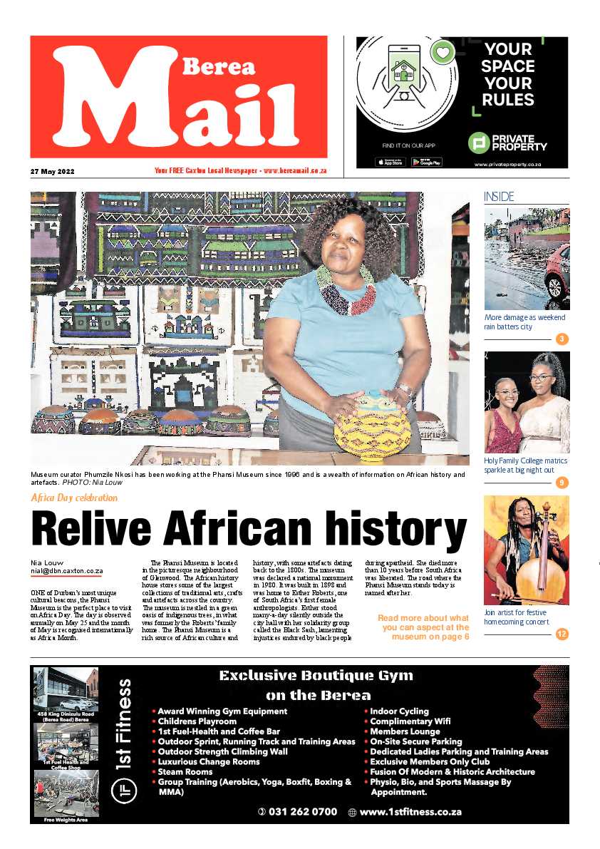 Berea Mail 27 May 2022 page 1