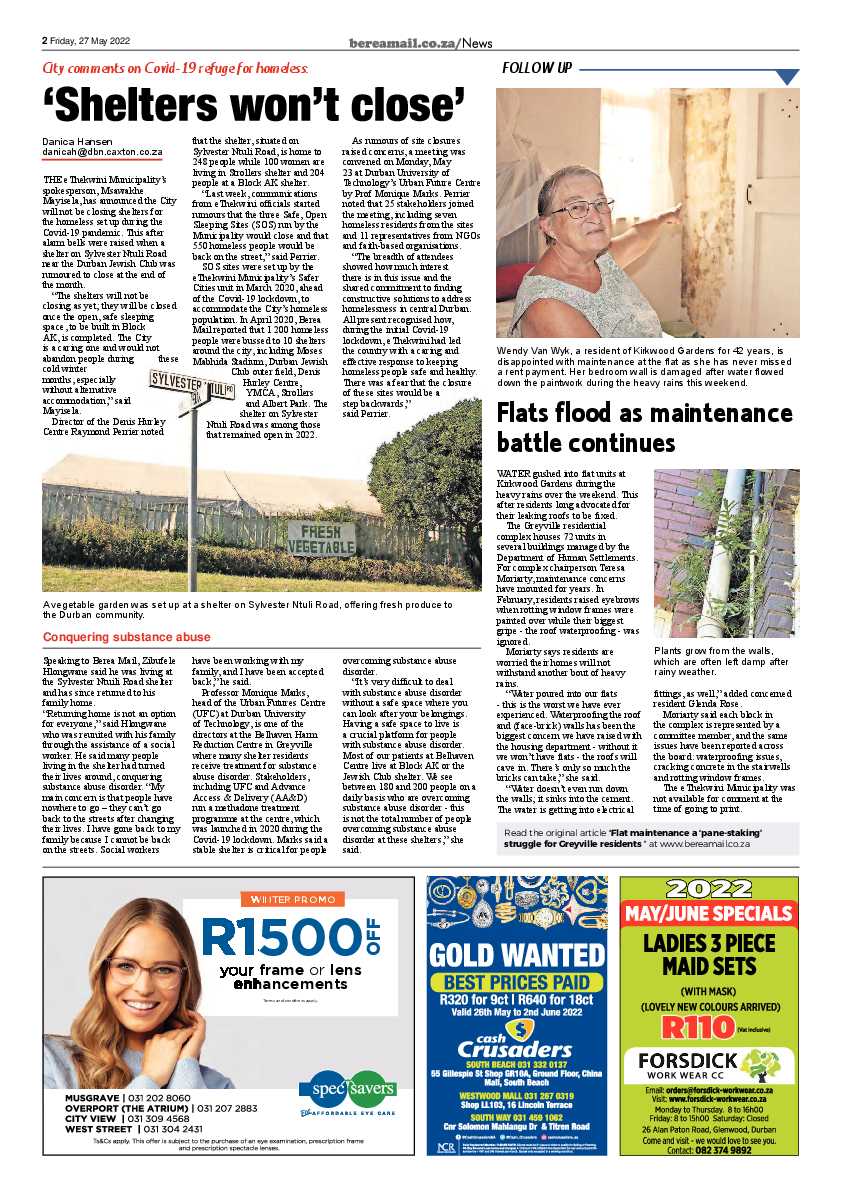 Berea Mail 27 May 2022 page 2