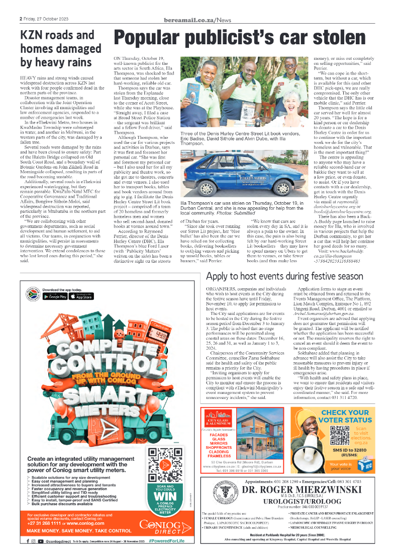 Berea Mail 27 October 2023 page 2