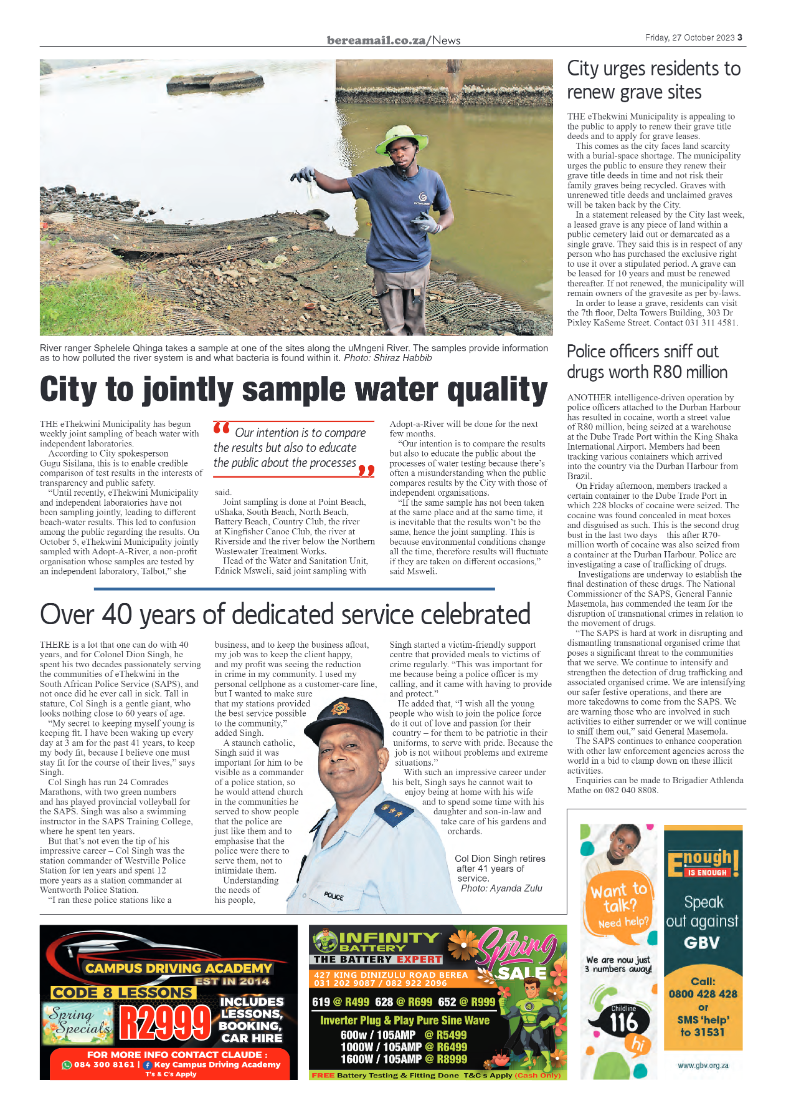Berea Mail 27 October 2023 page 3
