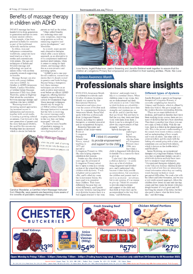 Berea Mail 27 October 2023 page 4