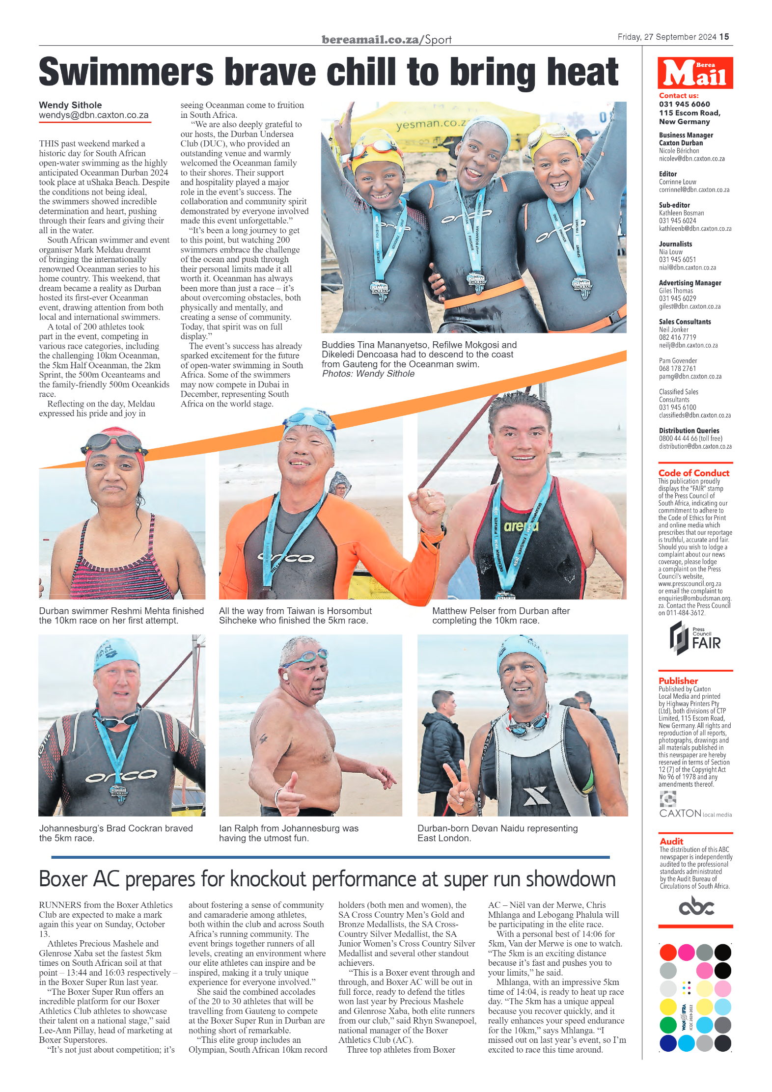 Berea Mail 27 September 2024 page 15