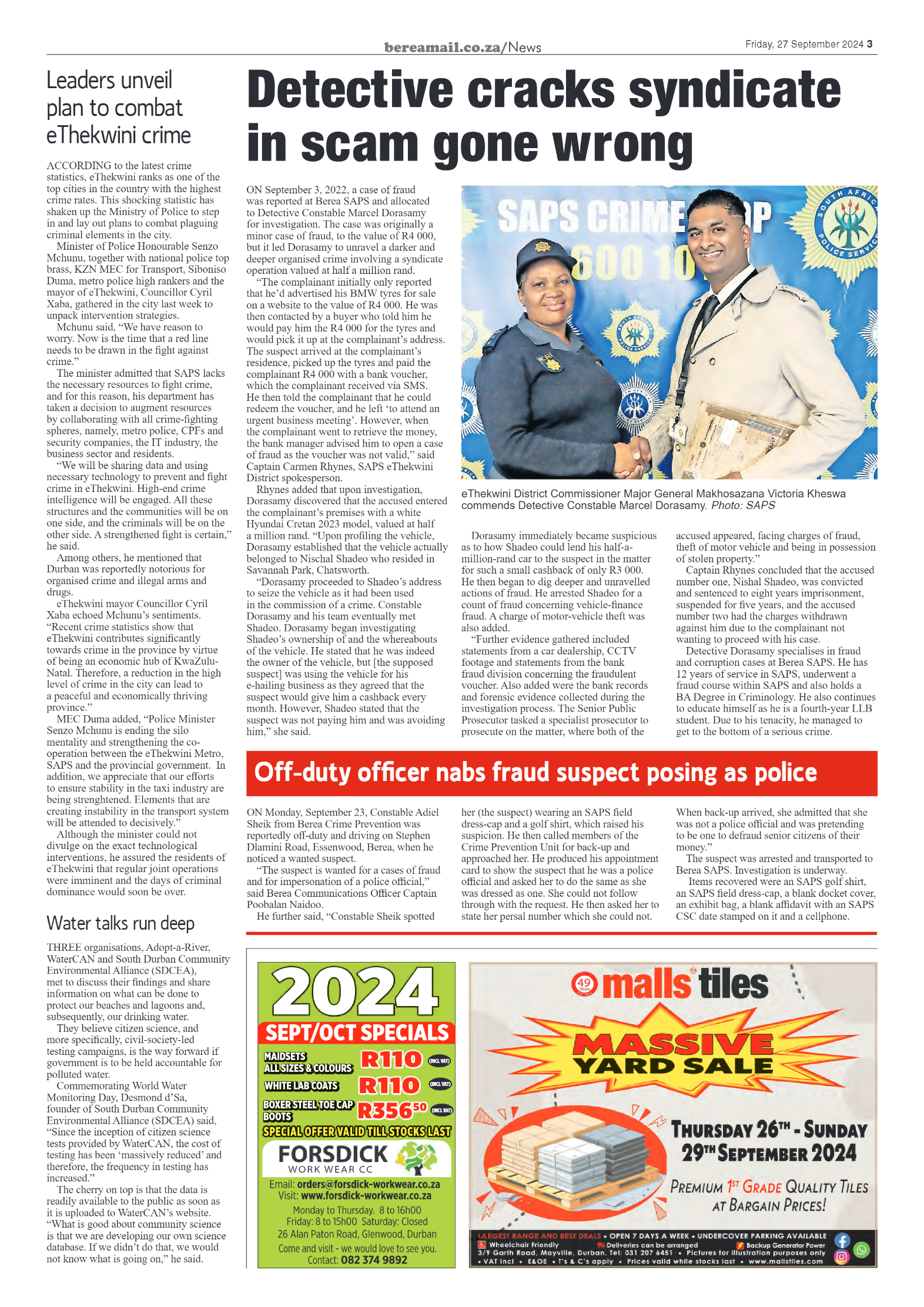 Berea Mail 27 September 2024 page 3
