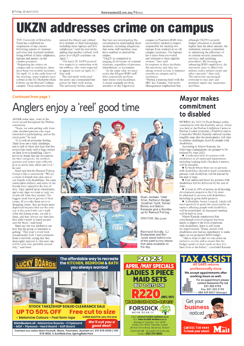 Berea Mail 28 April 2023 page 2