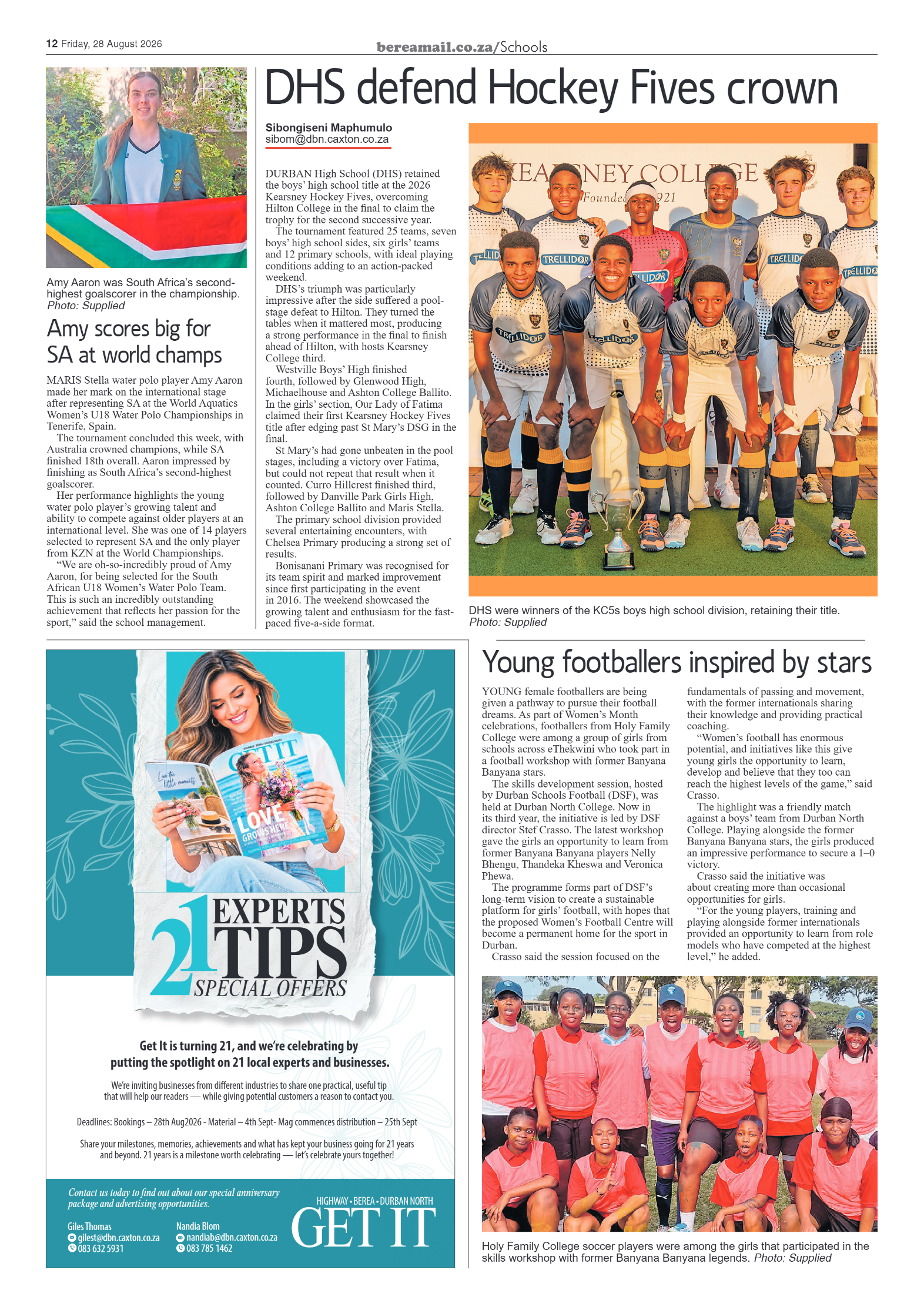 Berea Mail 28 August 2026 page 12