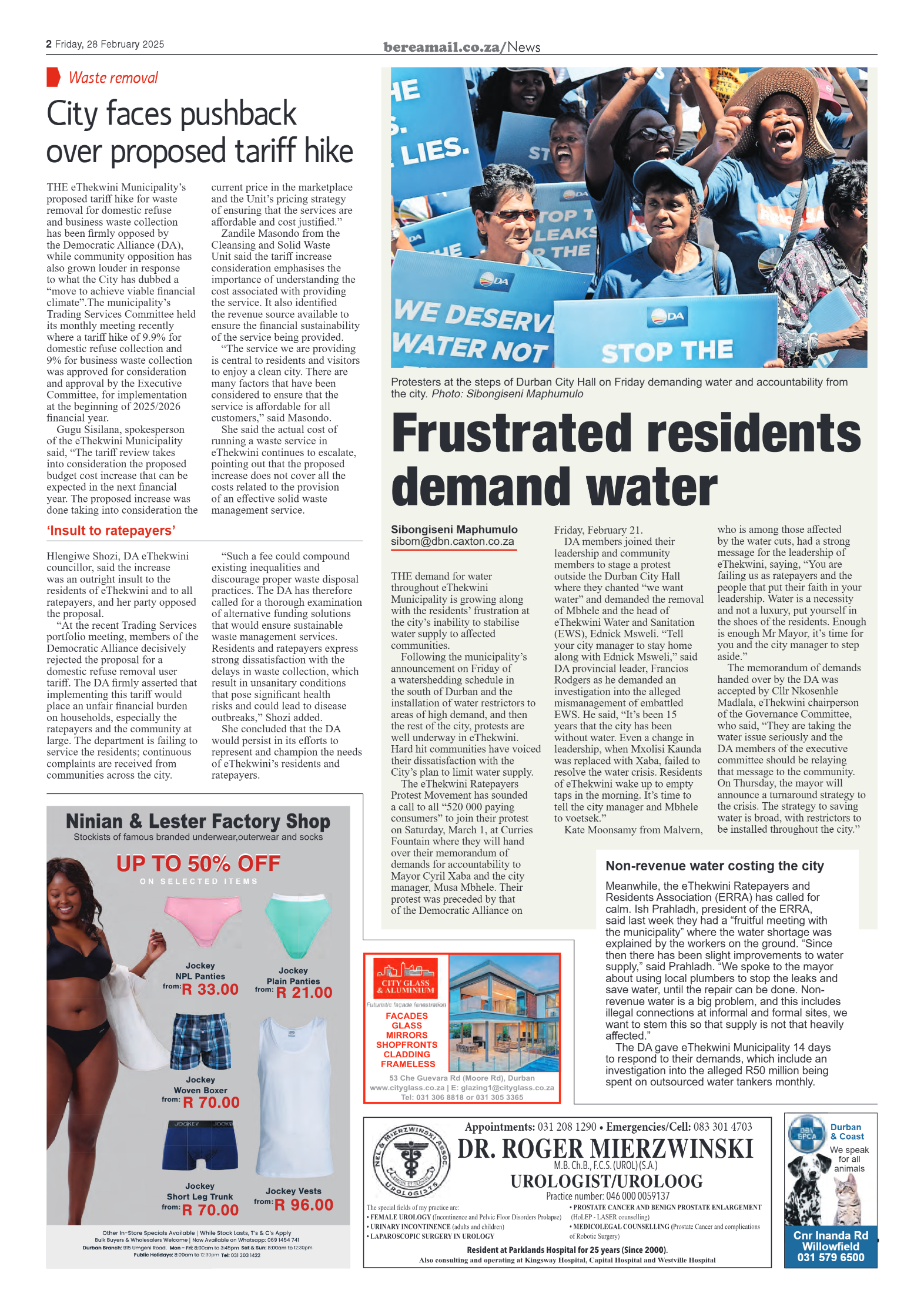 Berea Mail 28 February 2025 page 2