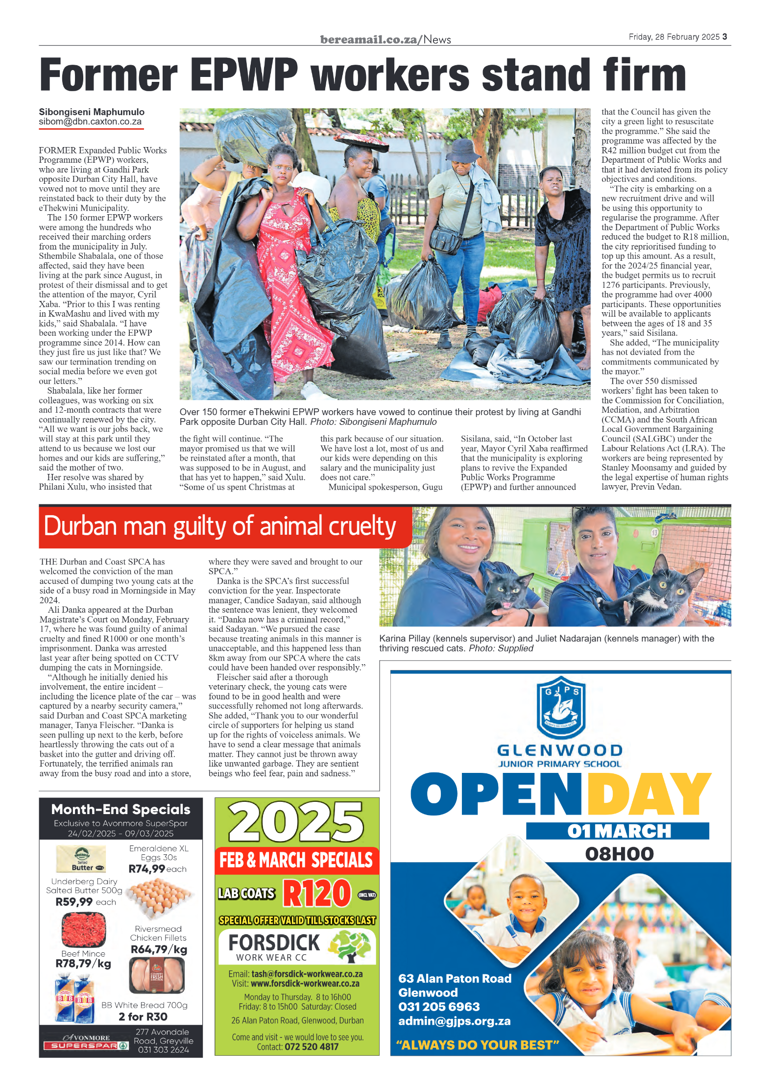Berea Mail 28 February 2025 page 3