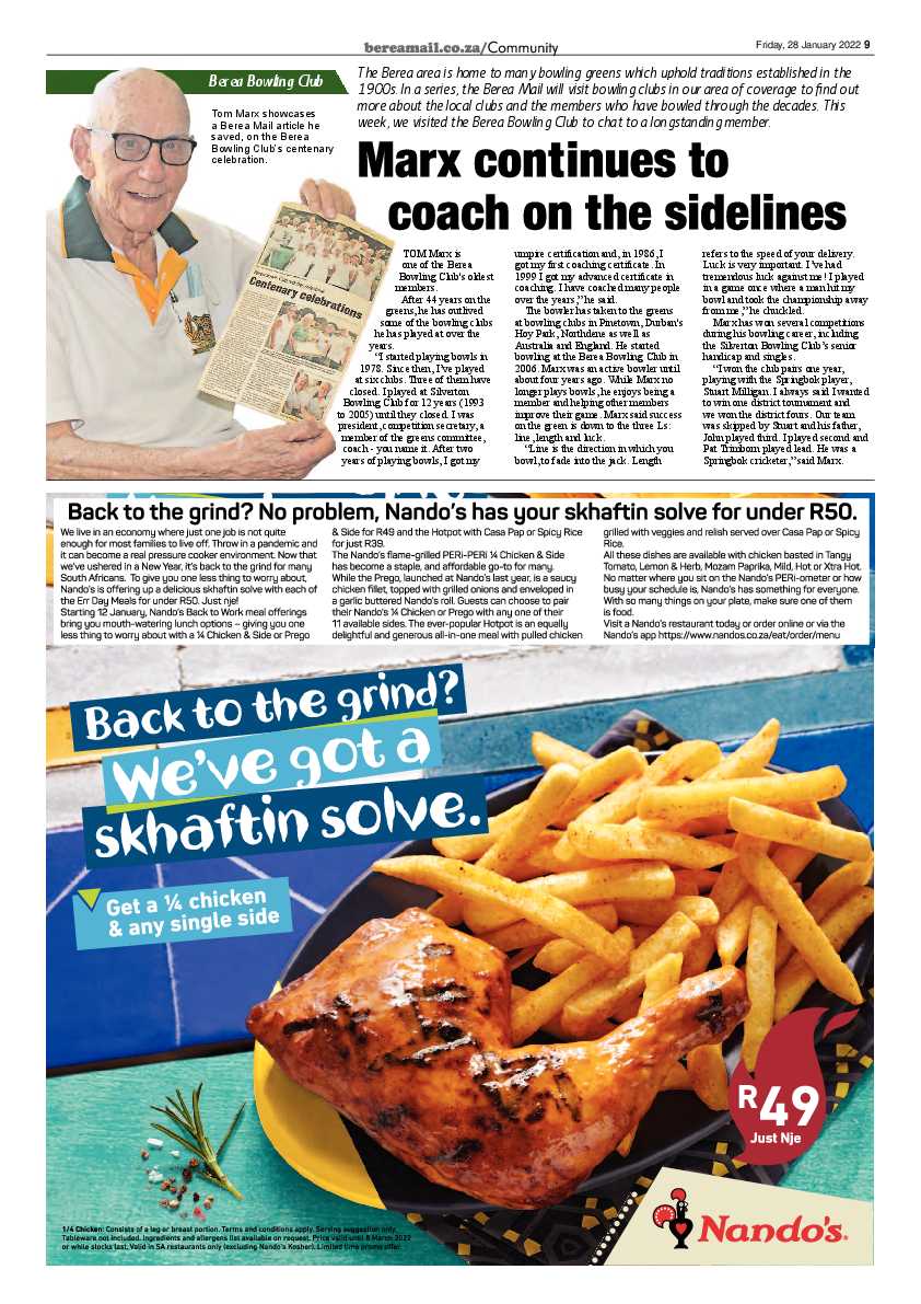 Berea Mail 28 January 2022 page 9