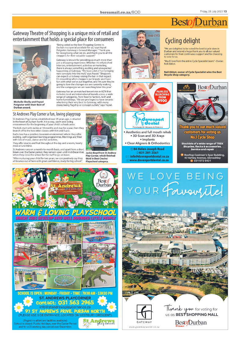 Berea Mail 28 July 2023 page 13